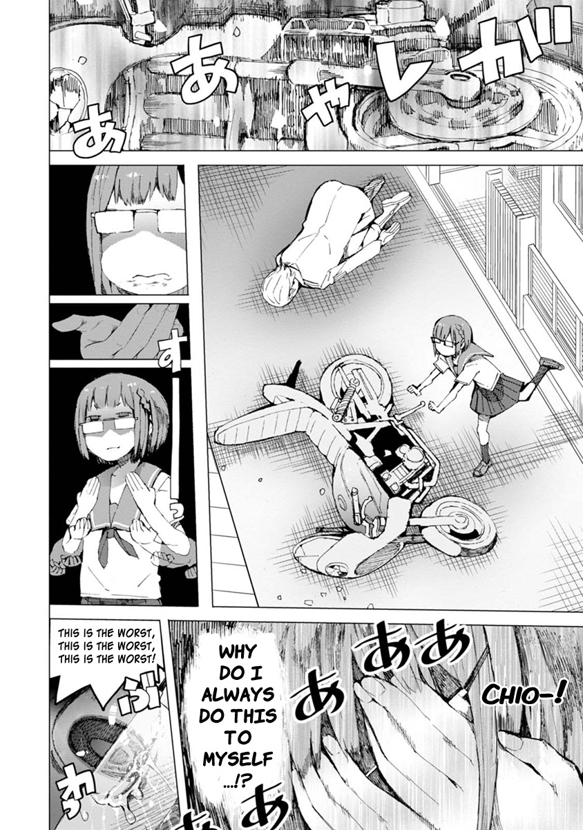 Chio-chan no Tsuugakuro Chapter 3 page 12 - Chapter 3: The Bloody Butterfly Effect