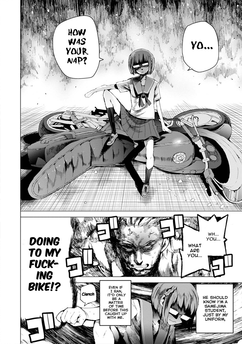 Chio-chan no Tsuugakuro Chapter 3 page 14 - Chapter 3: The Bloody Butterfly Effect