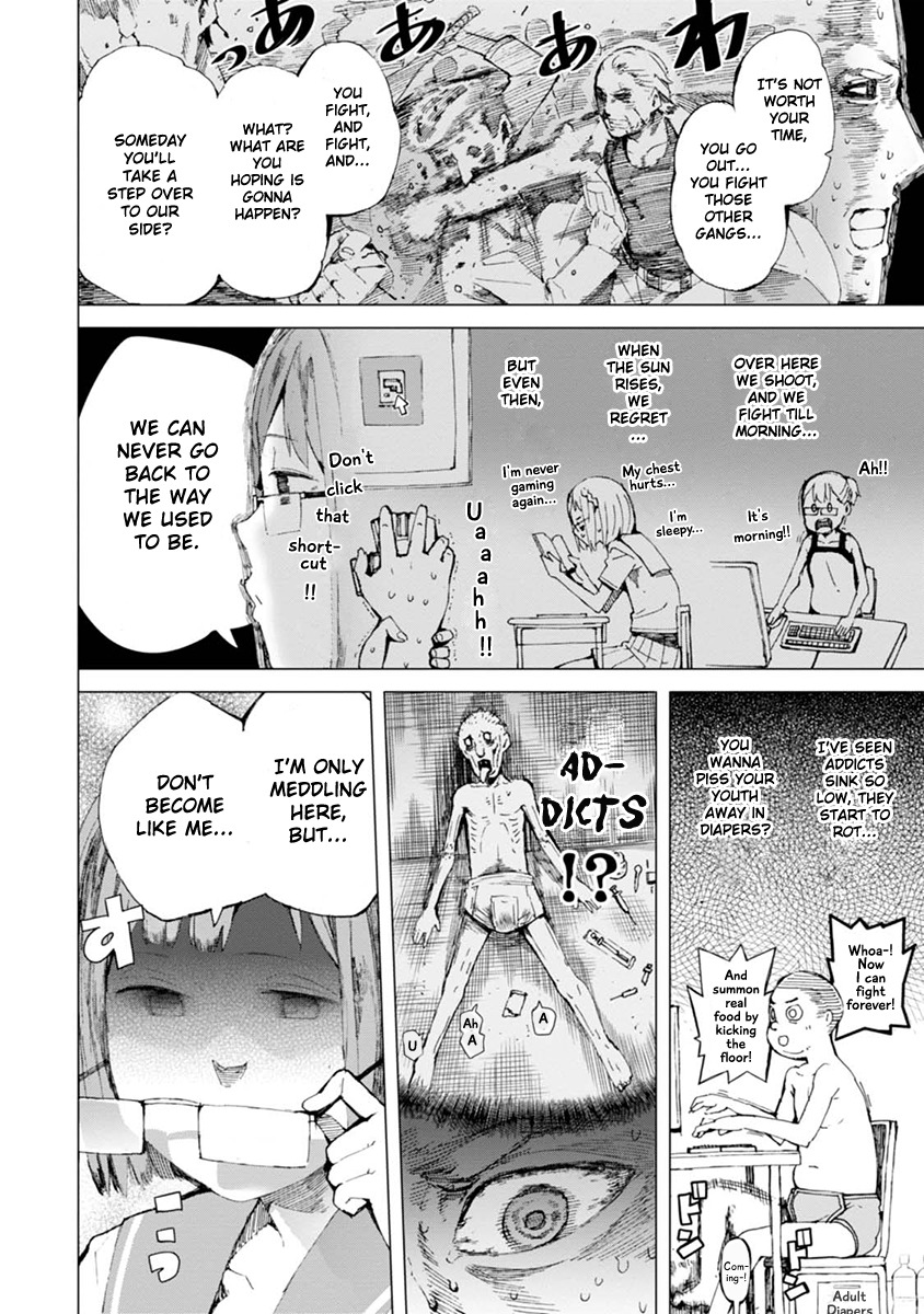 Chio-chan no Tsuugakuro Chapter 3 page 18 - Chapter 3: The Bloody Butterfly Effect