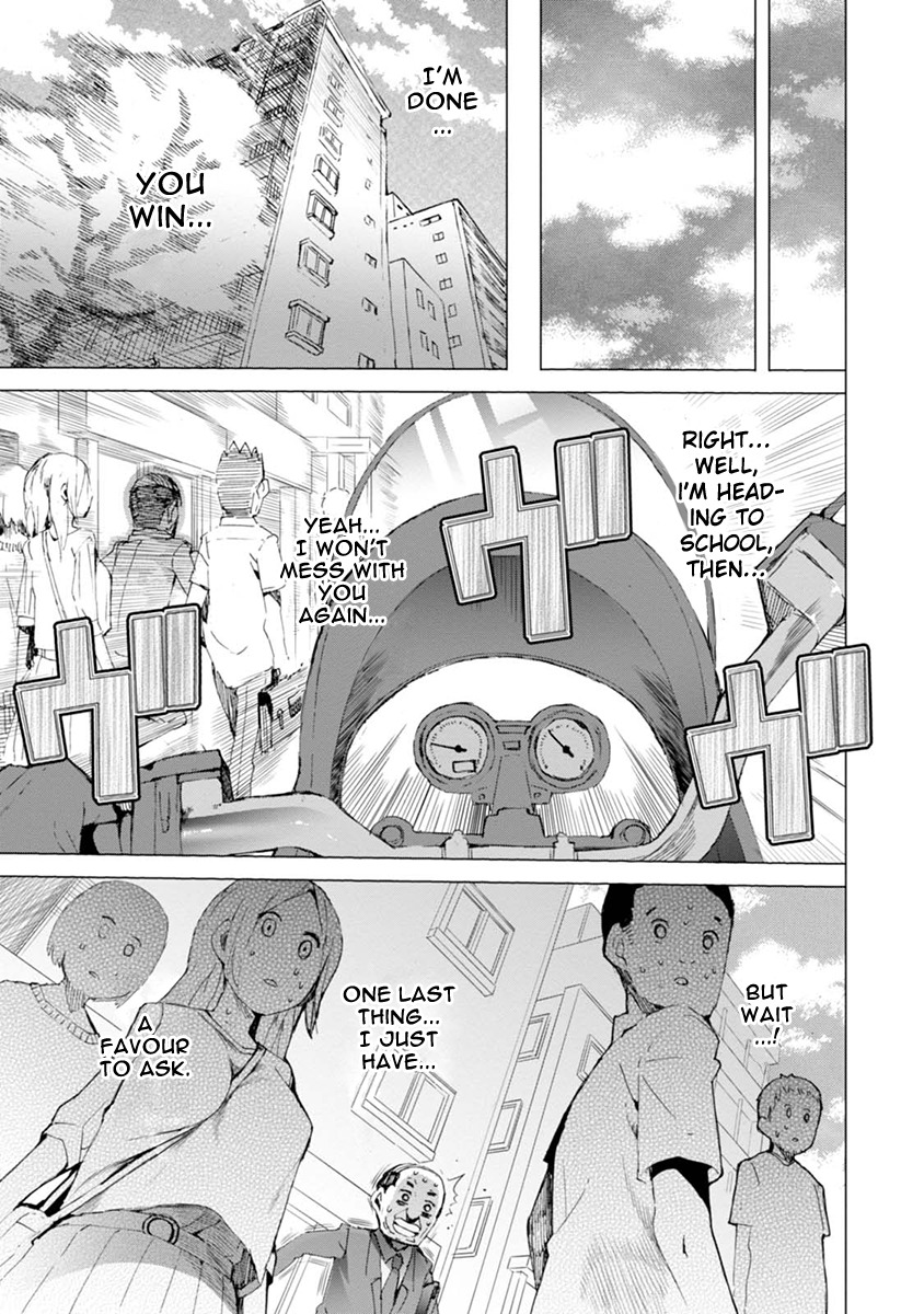 Chio-chan no Tsuugakuro Chapter 3 page 21 - Chapter 3: The Bloody Butterfly Effect