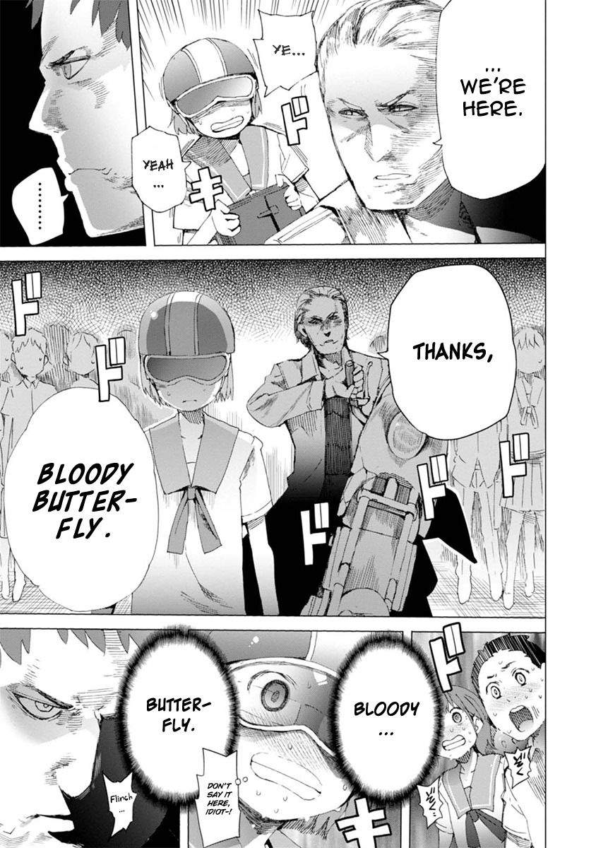 Chio-chan no Tsuugakuro Chapter 3 page 24 - Chapter 3: The Bloody Butterfly Effect