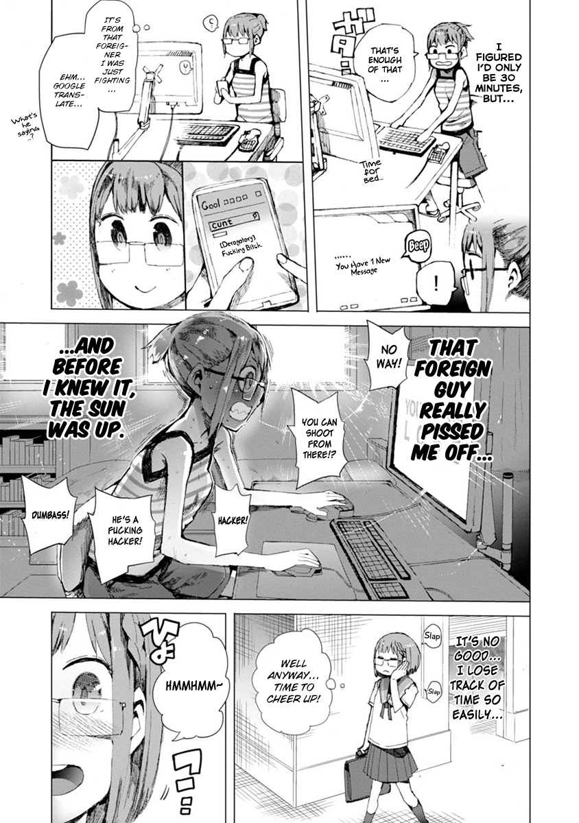 Chio-chan no Tsuugakuro Chapter 3 page 3 - Chapter 3: The Bloody Butterfly Effect