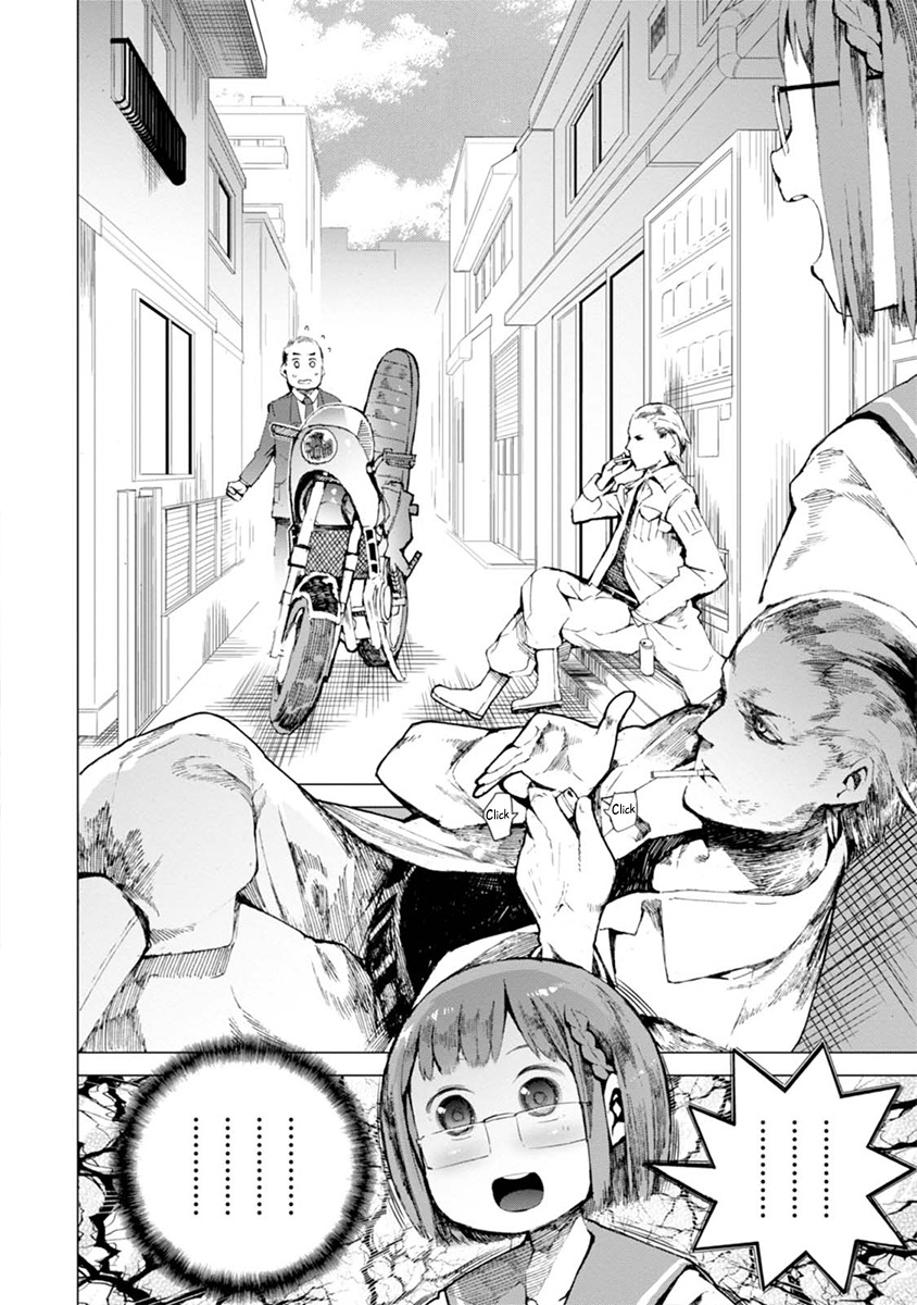 Chio-chan no Tsuugakuro Chapter 3 page 4 - Chapter 3: The Bloody Butterfly Effect