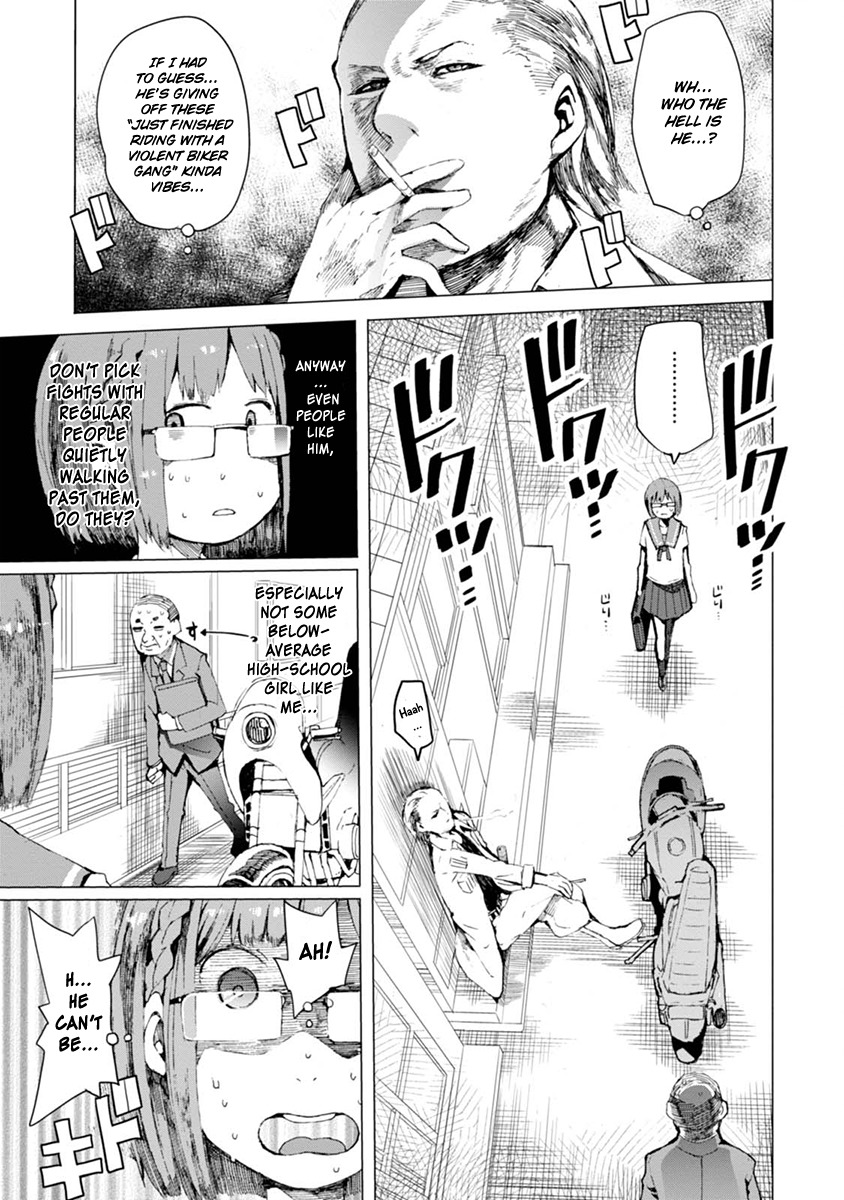 Chio-chan no Tsuugakuro Chapter 3 page 5 - Chapter 3: The Bloody Butterfly Effect