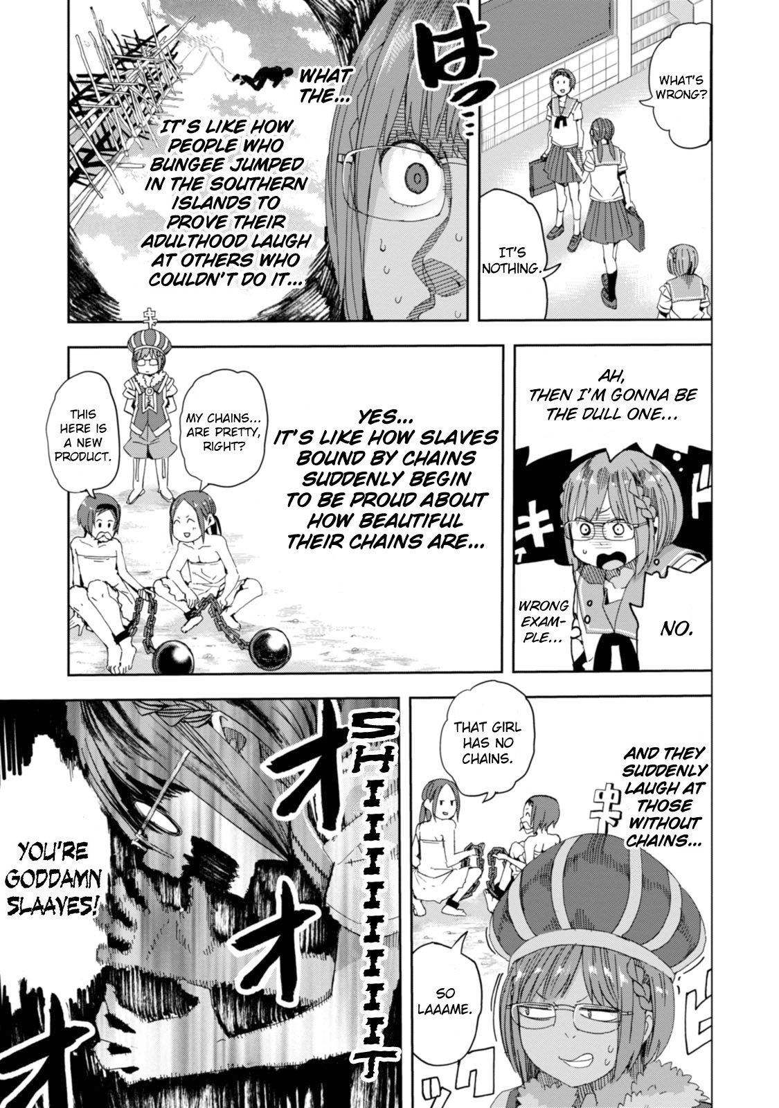 Chio-chan no Tsuugakuro Chapter 30 page 17 - Chapter 30: Yuki-chan Bares It All