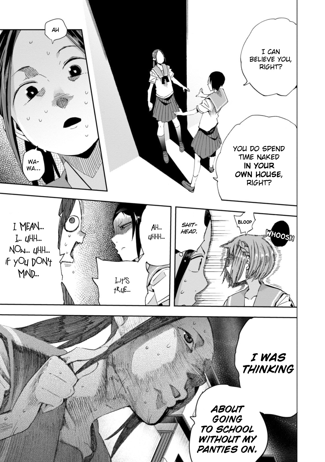 Chio-chan no Tsuugakuro Chapter 30 page 9 - Chapter 30: Yuki-chan Bares It All
