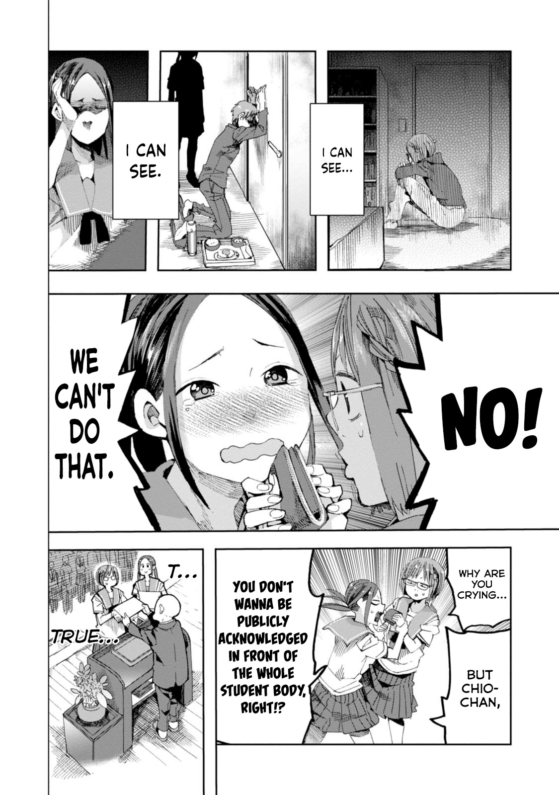 Chio-chan no Tsuugakuro Chapter 31 page 14 - Chapter 31: Chio-chan and 23 Big Guys