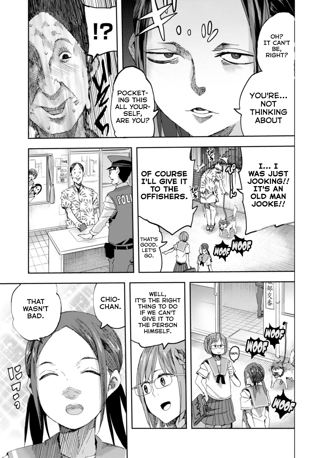 Chio-chan no Tsuugakuro Chapter 31 page 27 - Chapter 31: Chio-chan and 23 Big Guys