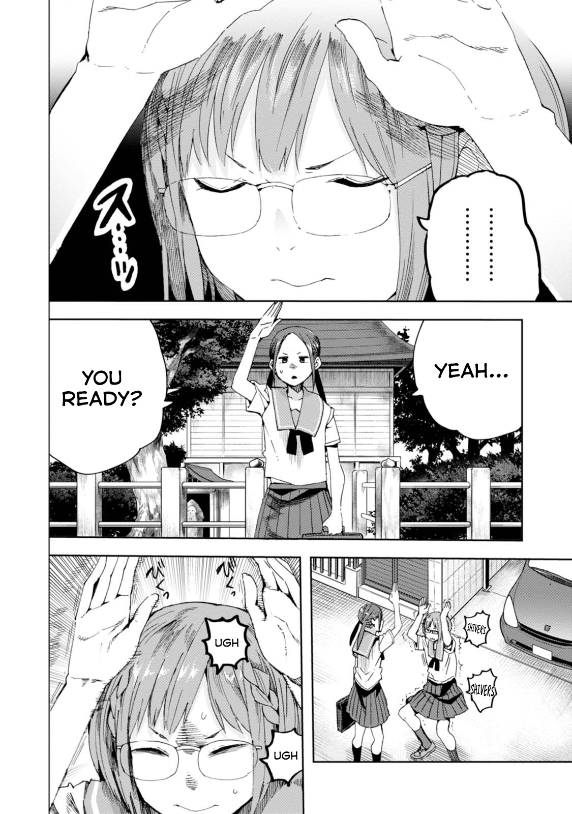 Chio-chan no Tsuugakuro Chapter 32 page 2 - Chapter 32: Bloodlust