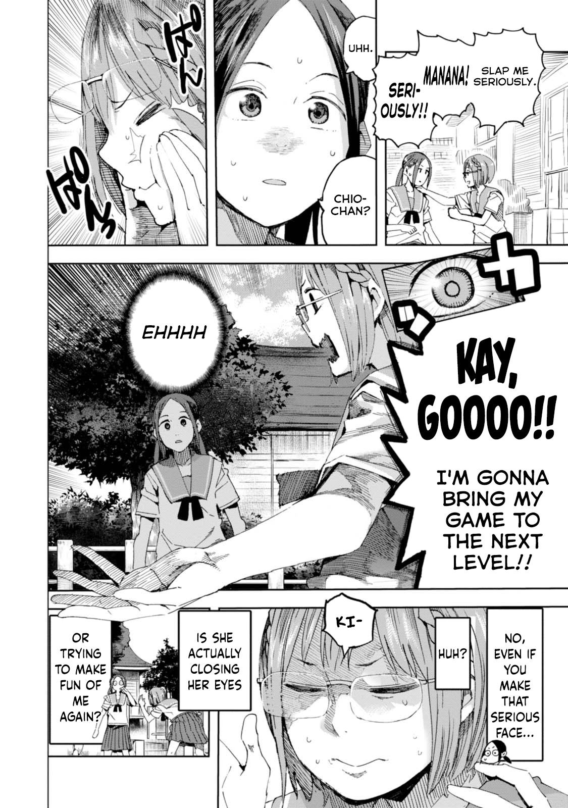 Chio-chan no Tsuugakuro Chapter 32 page 6 - Chapter 32: Bloodlust