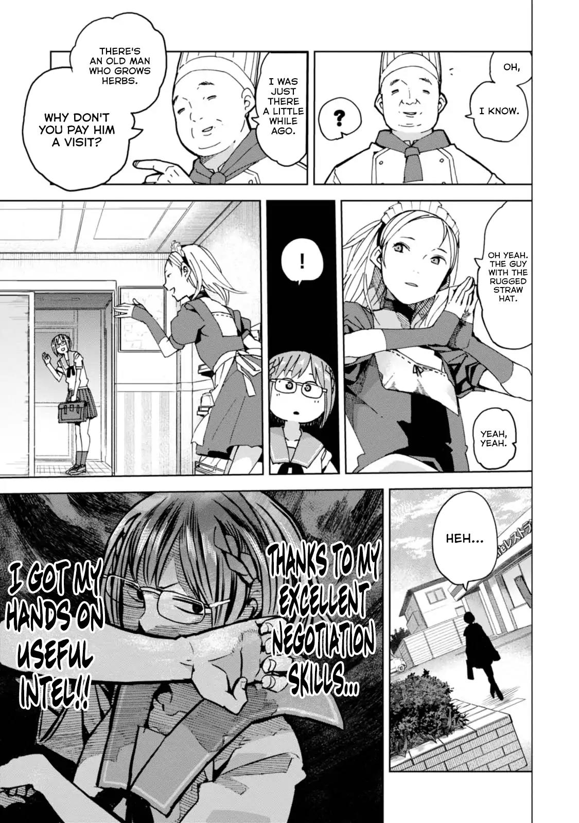 Chio-chan no Tsuugakuro Chapter 34 page 13 - Chapter 34: Death by Ingesting 200 Grams