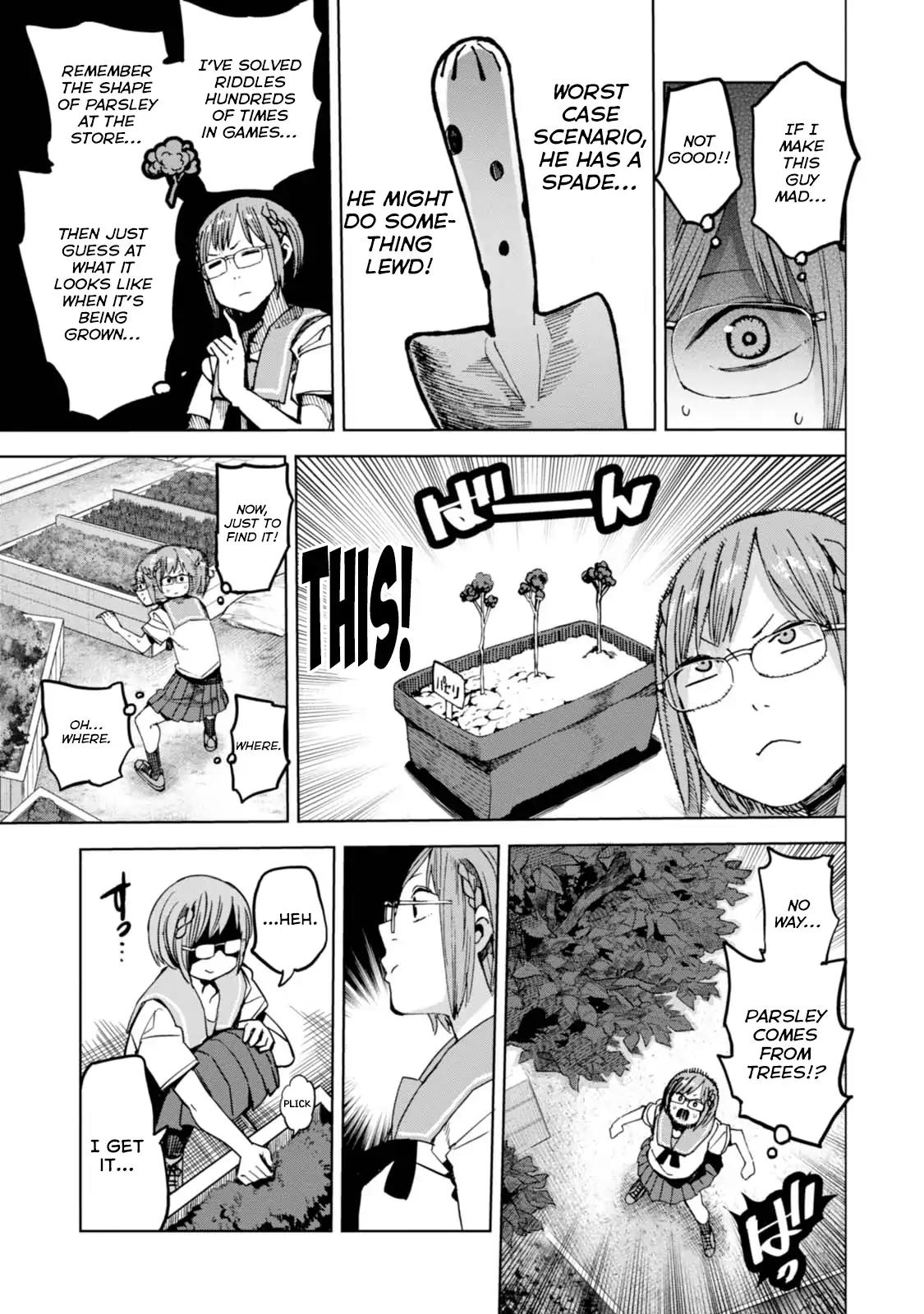 Chio-chan no Tsuugakuro Chapter 34 page 17 - Chapter 34: Death by Ingesting 200 Grams