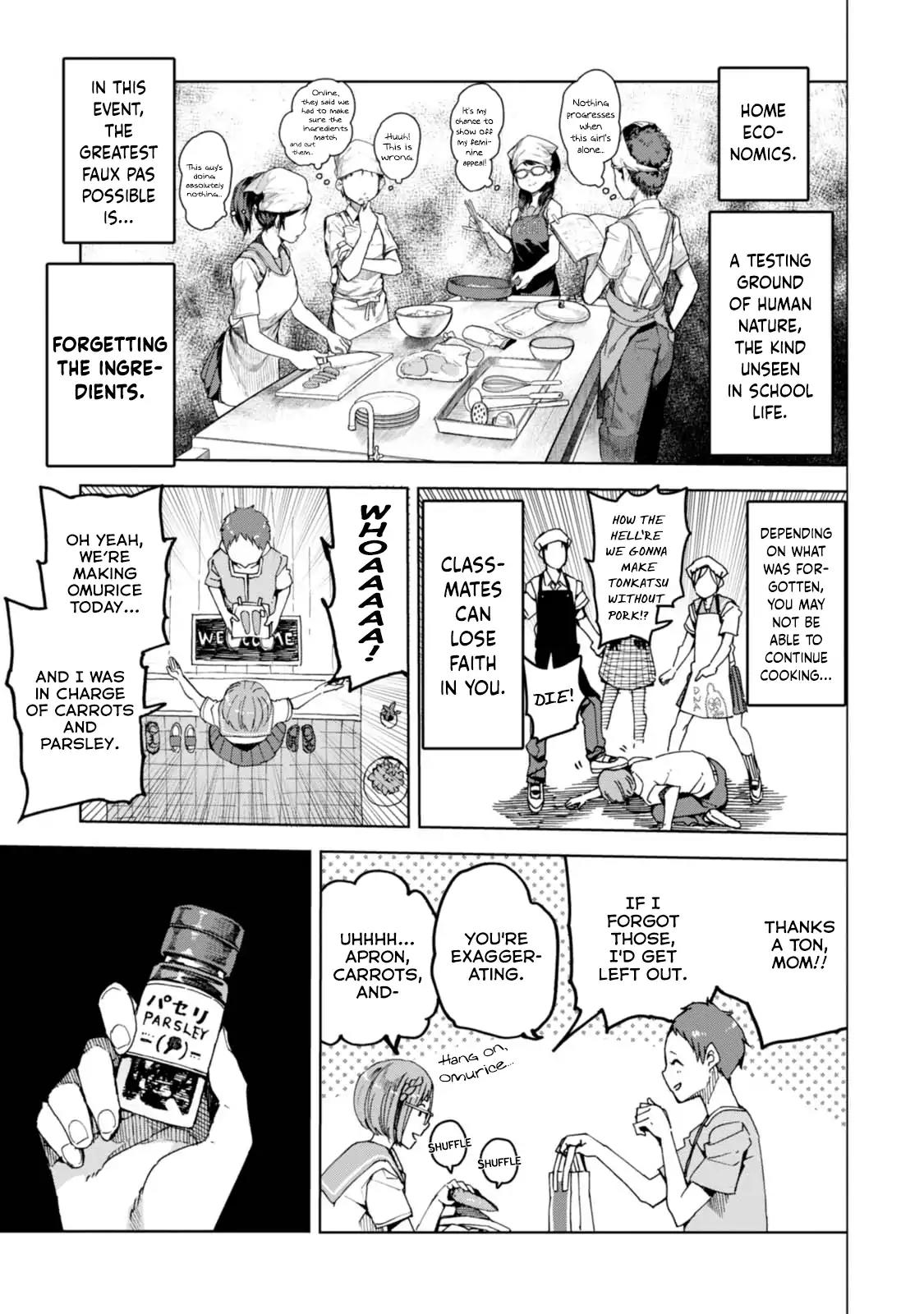 Chio-chan no Tsuugakuro Chapter 34 page 3 - Chapter 34: Death by Ingesting 200 Grams