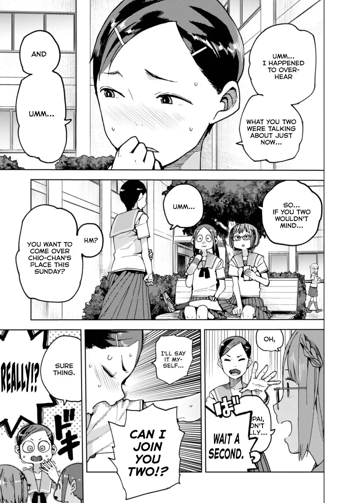 Chio-chan no Tsuugakuro Chapter 35 page 1 - Chapter 35: Momo Shinozuka's Battlegrounds