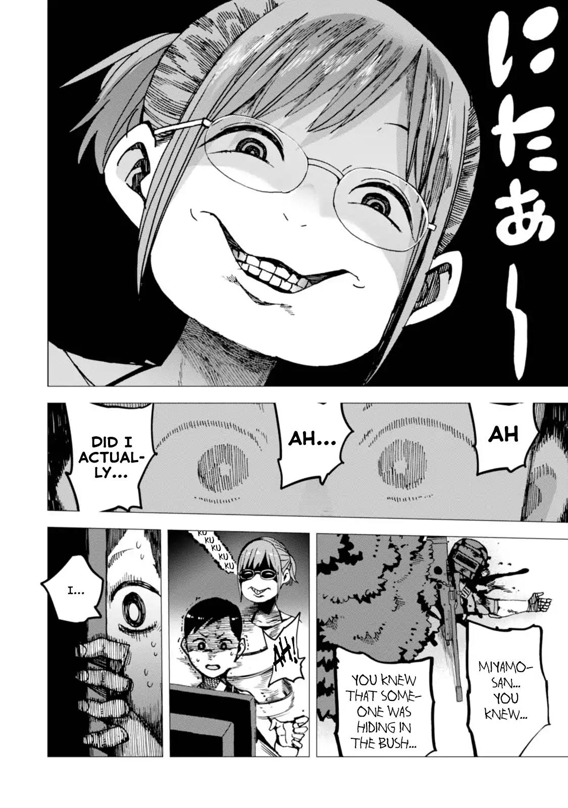 Chio-chan no Tsuugakuro Chapter 35 page 14 - Chapter 35: Momo Shinozuka's Battlegrounds
