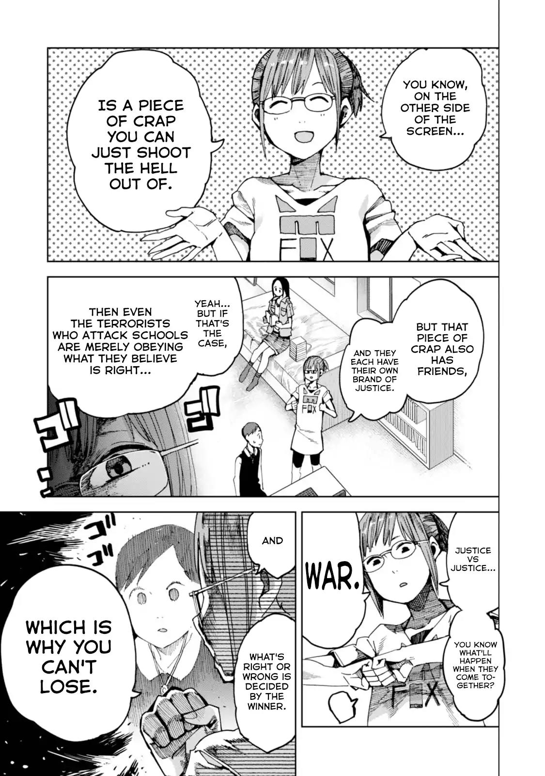 Chio-chan no Tsuugakuro Chapter 35 page 17 - Chapter 35: Momo Shinozuka's Battlegrounds
