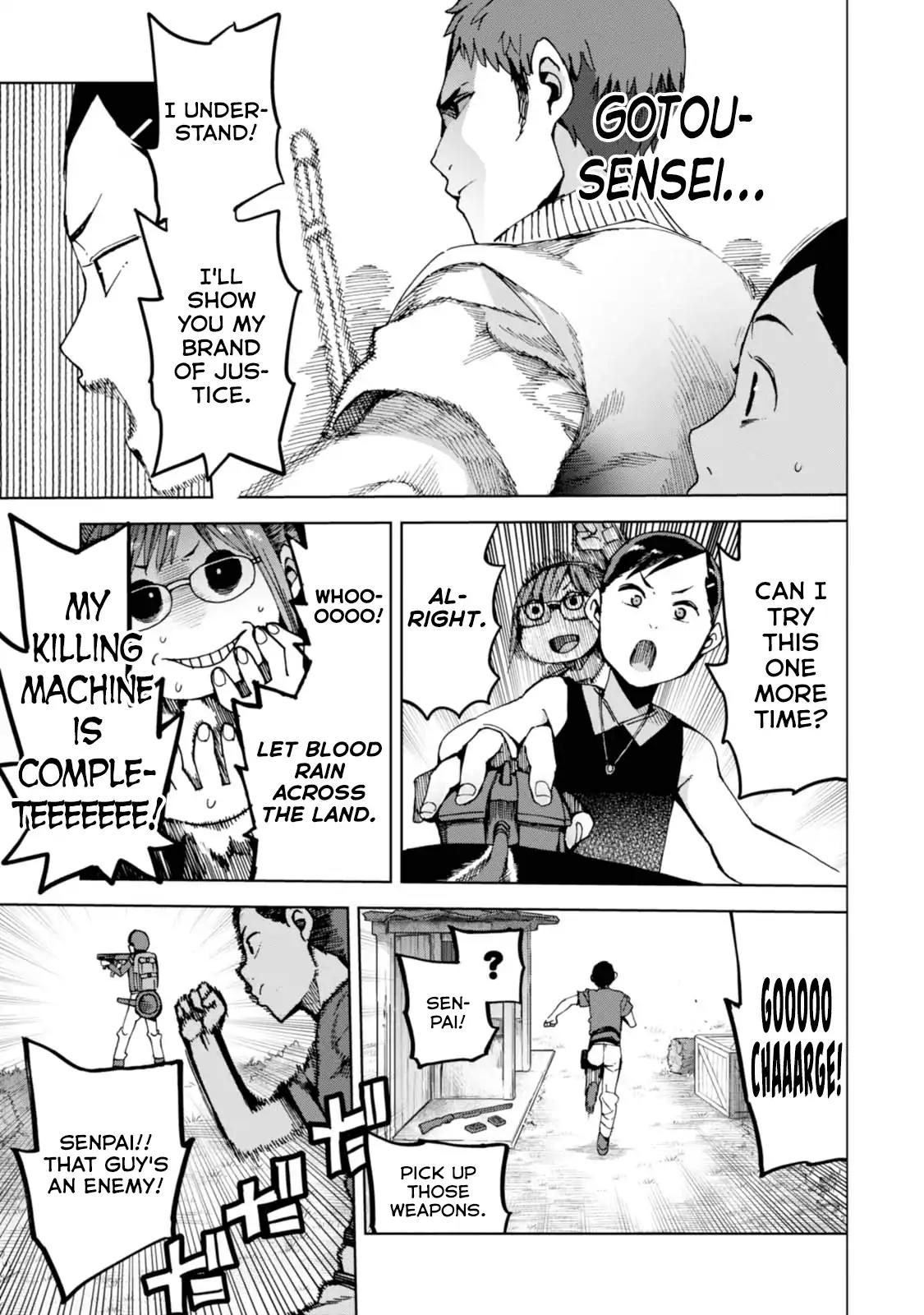 Chio-chan no Tsuugakuro Chapter 35 page 19 - Chapter 35: Momo Shinozuka's Battlegrounds
