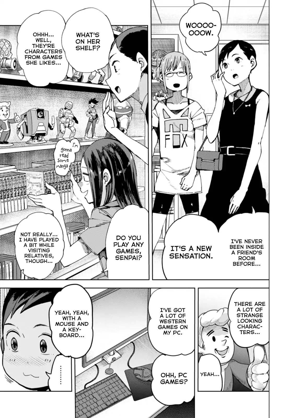 Chio-chan no Tsuugakuro Chapter 35 page 3 - Chapter 35: Momo Shinozuka's Battlegrounds
