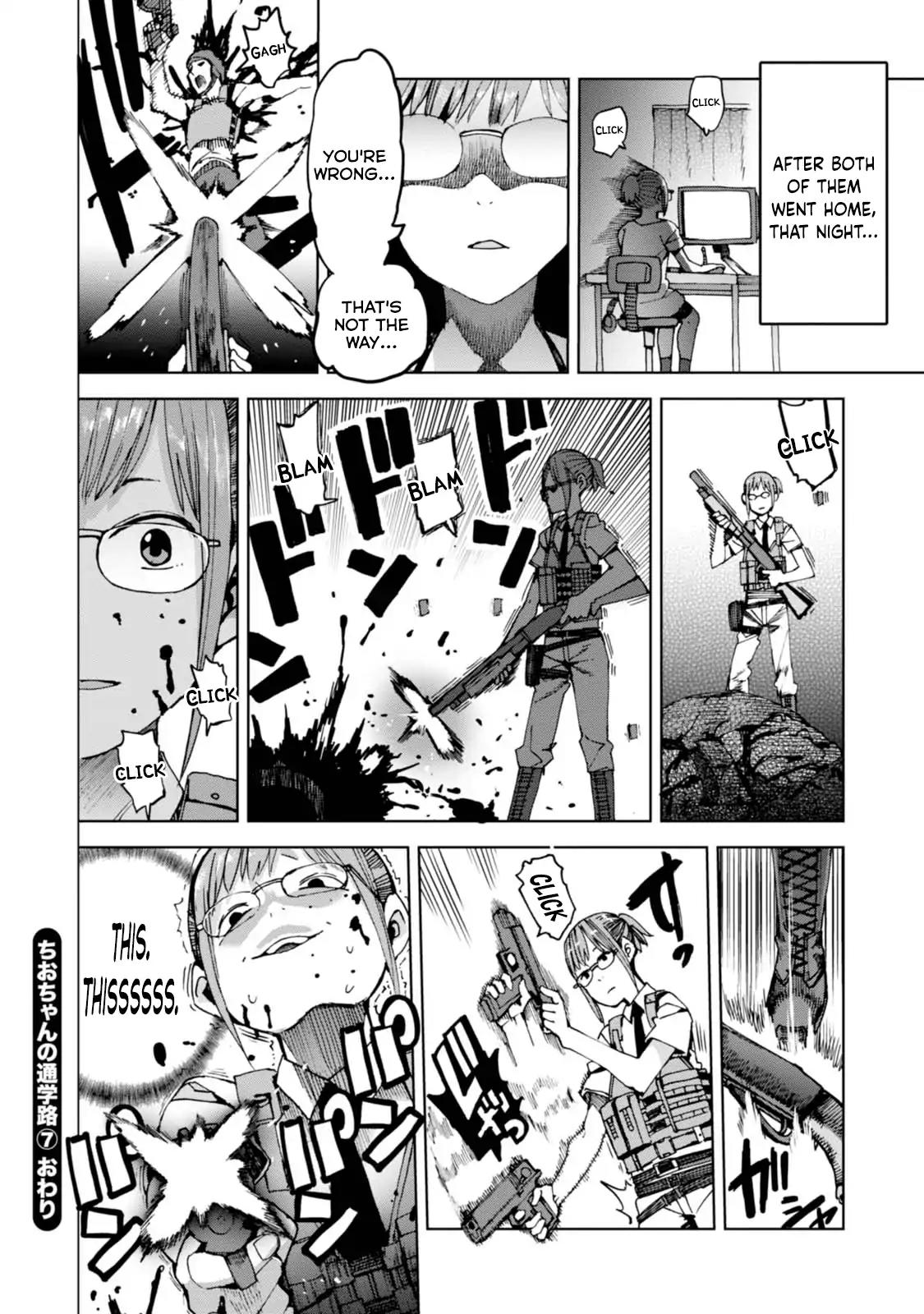 Chio-chan no Tsuugakuro Chapter 35 page 30 - Chapter 35: Momo Shinozuka's Battlegrounds
