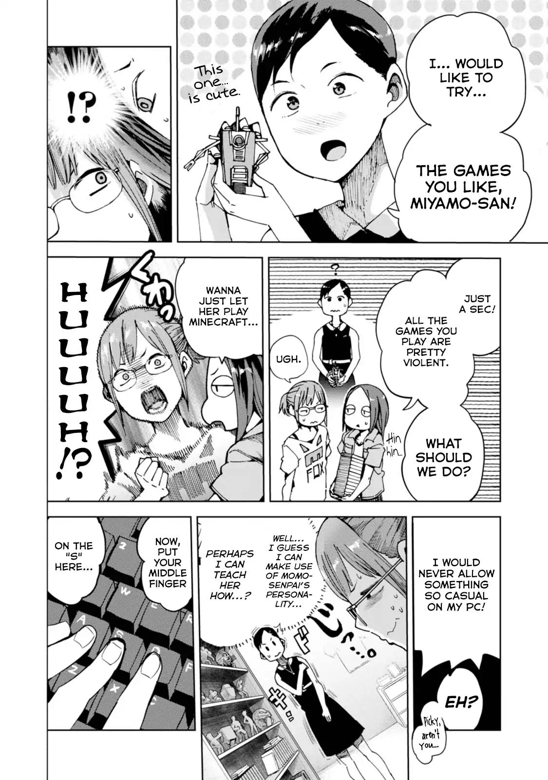 Chio-chan no Tsuugakuro Chapter 35 page 4 - Chapter 35: Momo Shinozuka's Battlegrounds