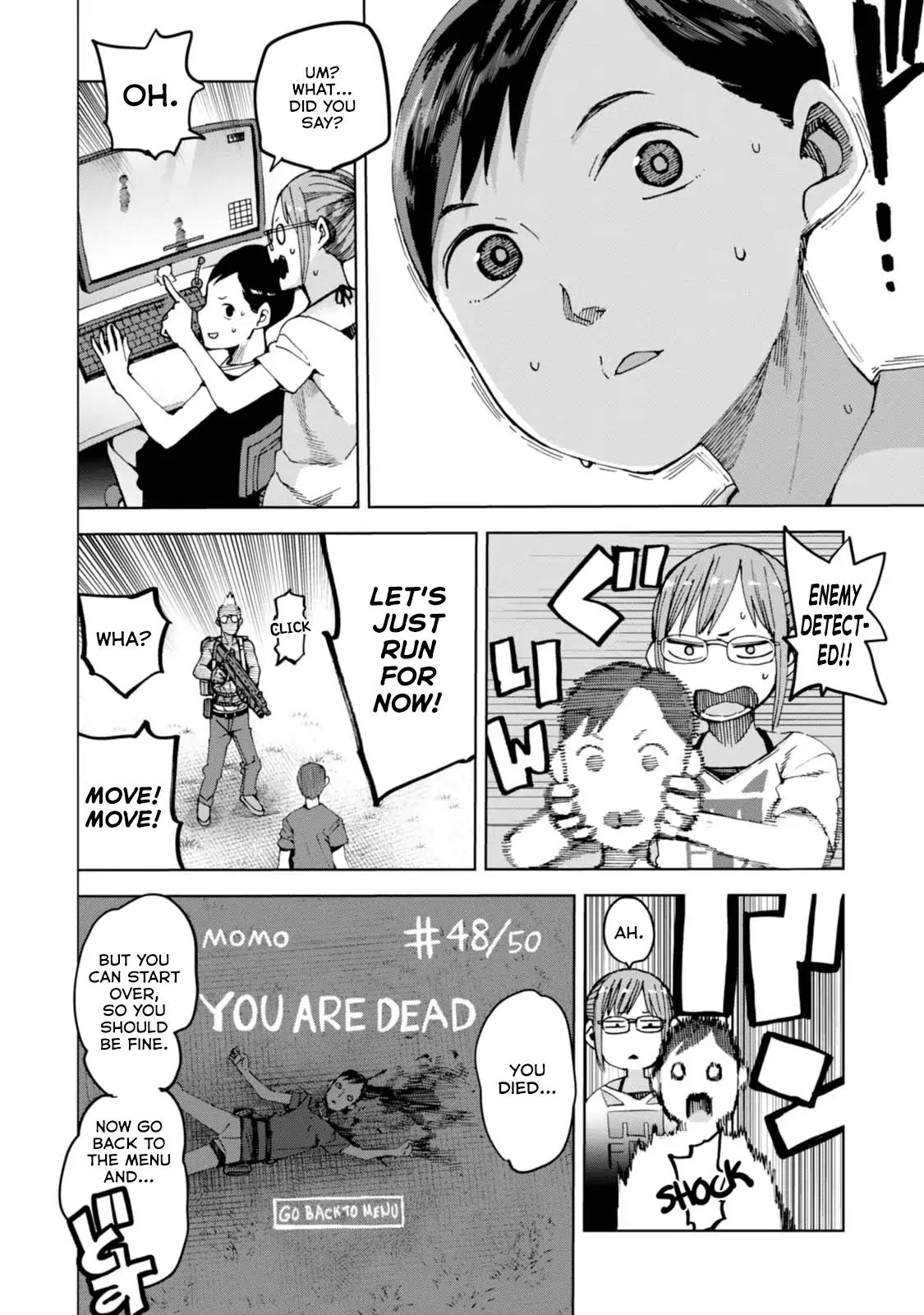Chio-chan no Tsuugakuro Chapter 35 page 6 - Chapter 35: Momo Shinozuka's Battlegrounds