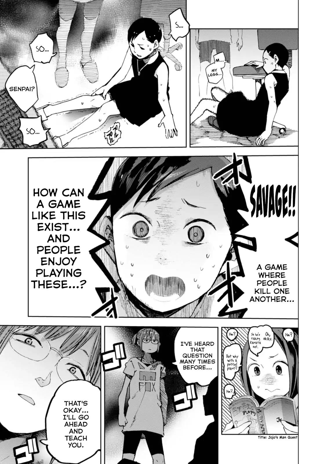 Chio-chan no Tsuugakuro Chapter 35 page 7 - Chapter 35: Momo Shinozuka's Battlegrounds