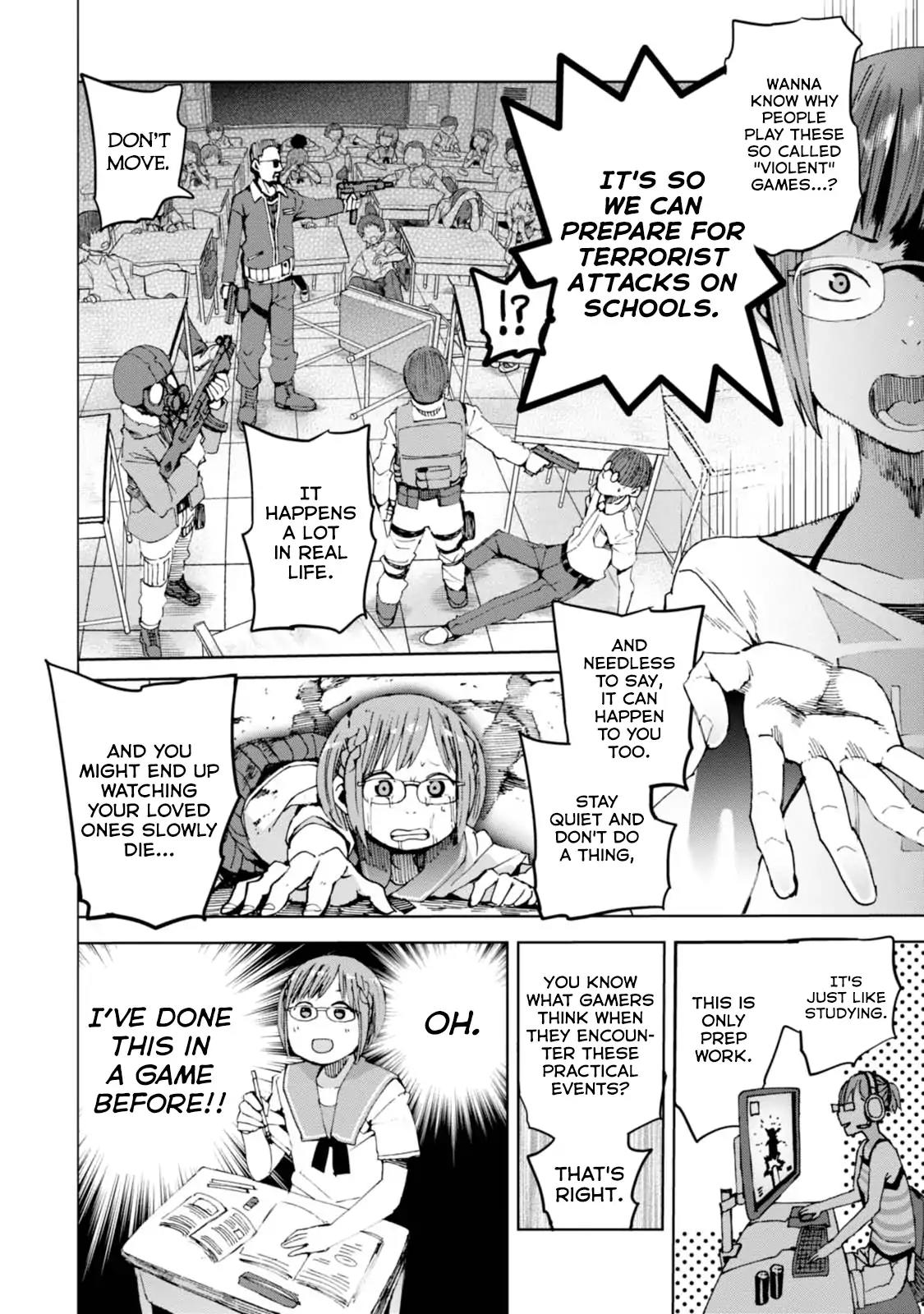 Chio-chan no Tsuugakuro Chapter 35 page 8 - Chapter 35: Momo Shinozuka's Battlegrounds