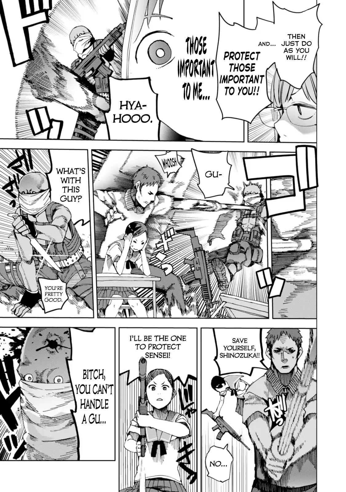 Chio-chan no Tsuugakuro Chapter 35 page 9 - Chapter 35: Momo Shinozuka's Battlegrounds
