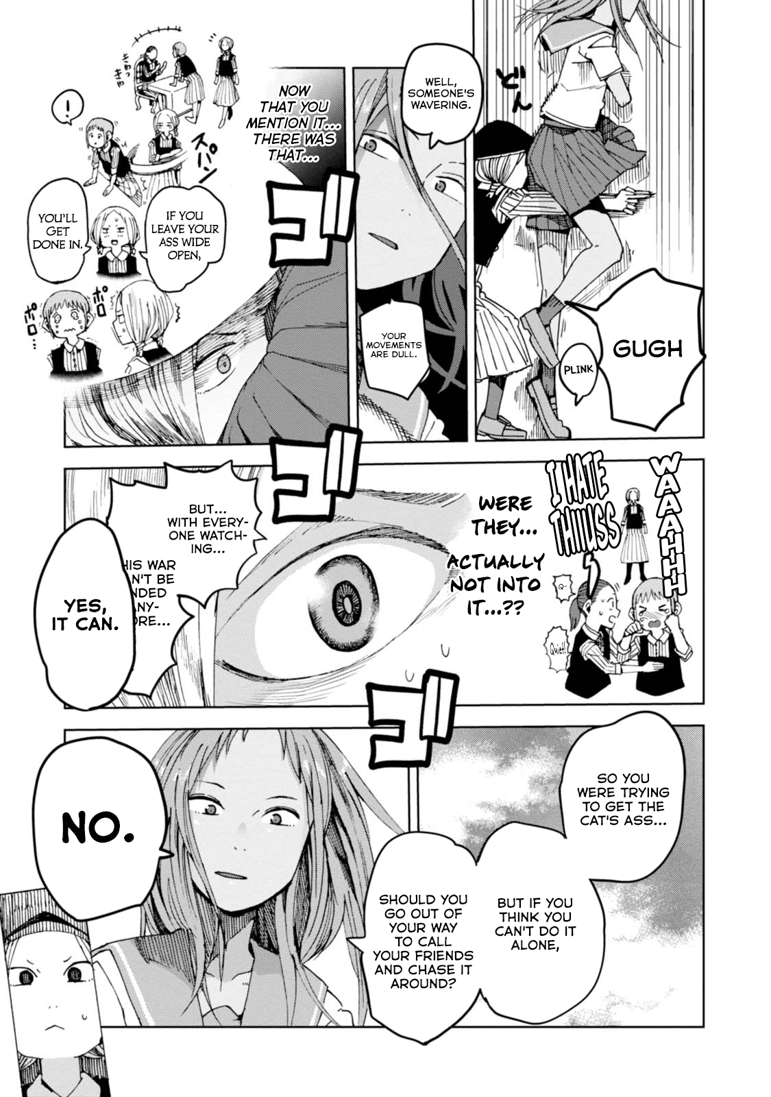 Chio-chan no Tsuugakuro Chapter 36 page 11 - Chapter 36: Chiharu, Kushitori-san, and Abhimanyu