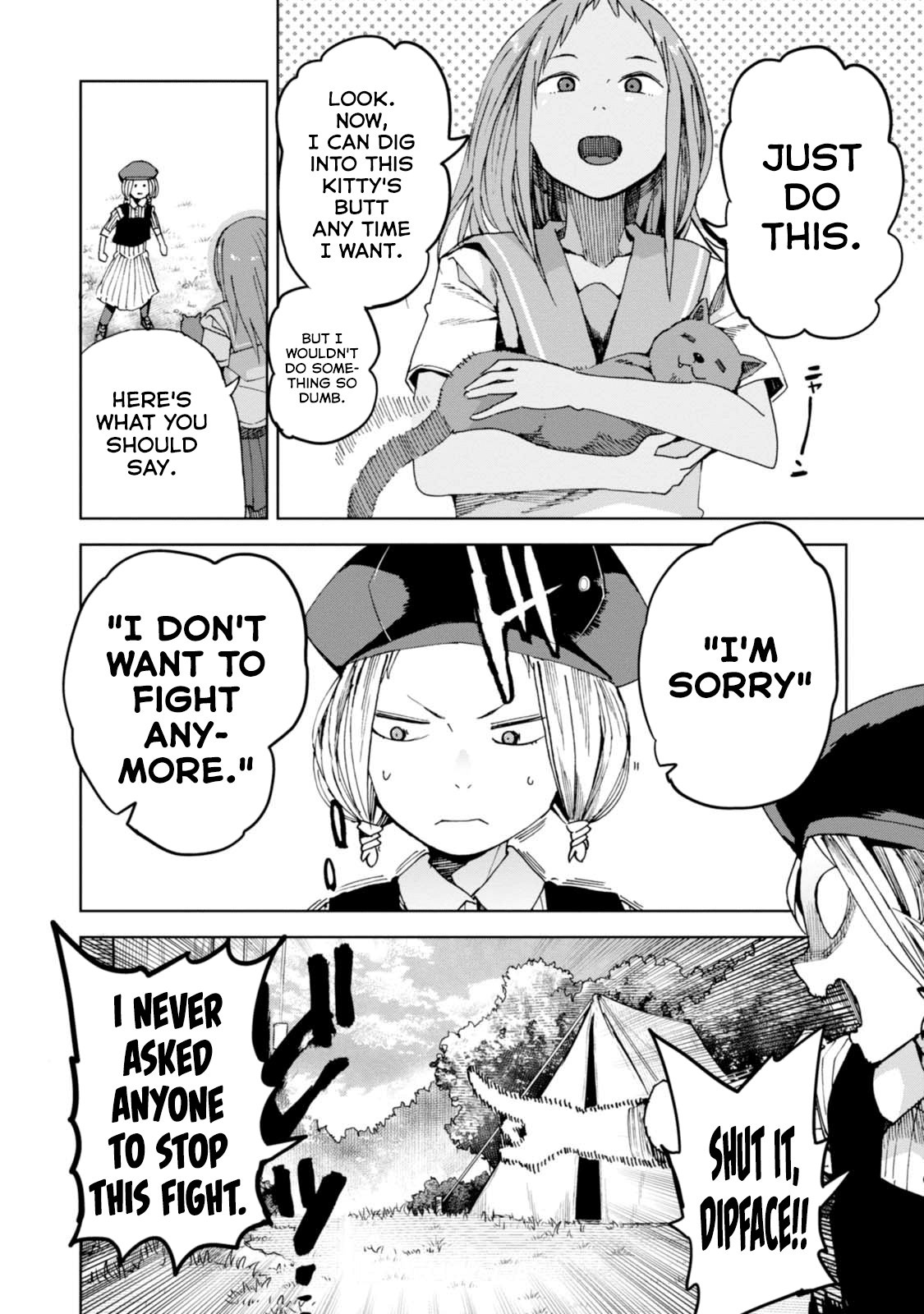 Chio-chan no Tsuugakuro Chapter 36 page 12 - Chapter 36: Chiharu, Kushitori-san, and Abhimanyu
