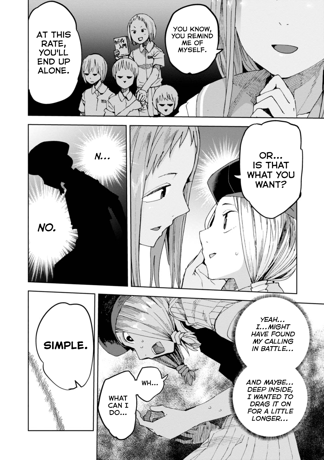Chio-chan no Tsuugakuro Chapter 36 page 14 - Chapter 36: Chiharu, Kushitori-san, and Abhimanyu