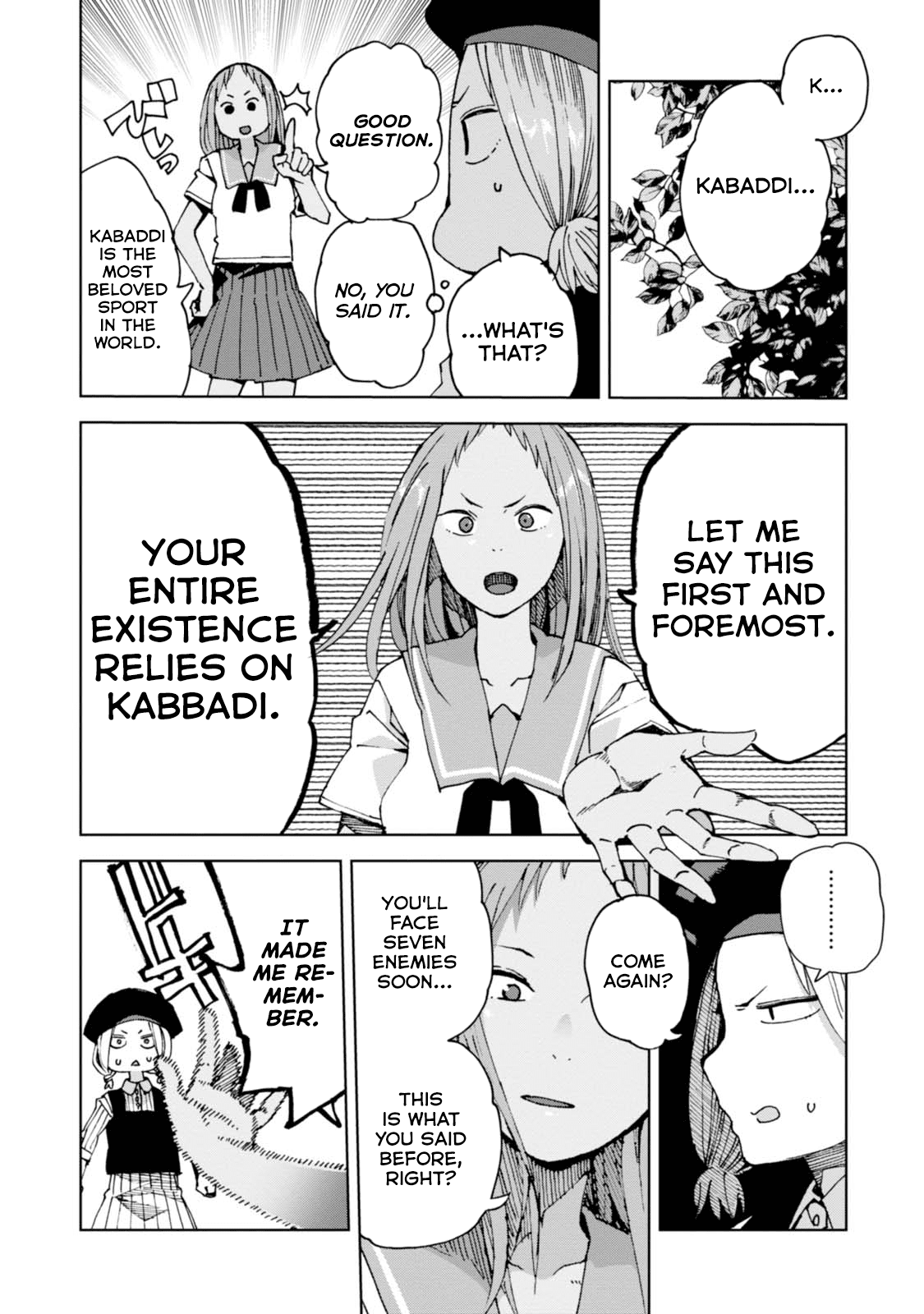 Chio-chan no Tsuugakuro Chapter 36 page 16 - Chapter 36: Chiharu, Kushitori-san, and Abhimanyu