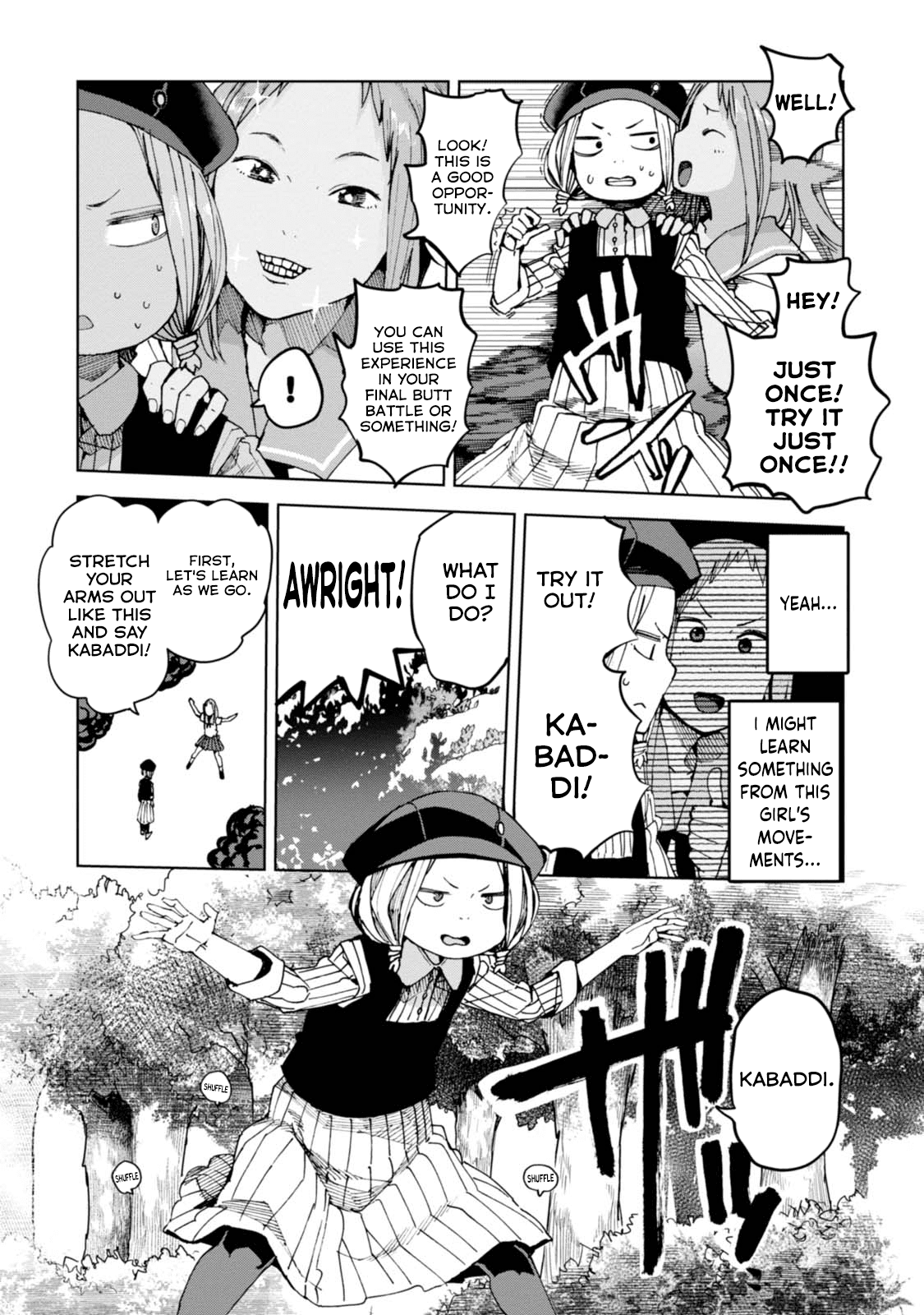 Chio-chan no Tsuugakuro Chapter 36 page 19 - Chapter 36: Chiharu, Kushitori-san, and Abhimanyu