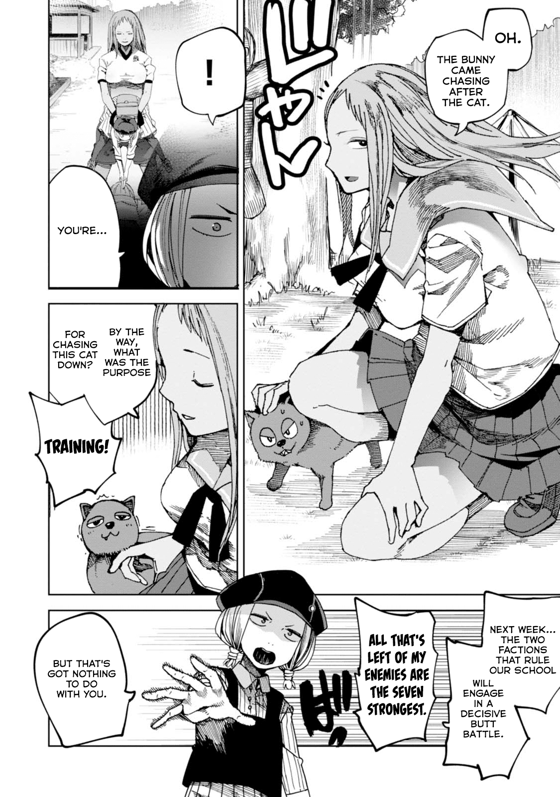 Chio-chan no Tsuugakuro Chapter 36 page 8 - Chapter 36: Chiharu, Kushitori-san, and Abhimanyu