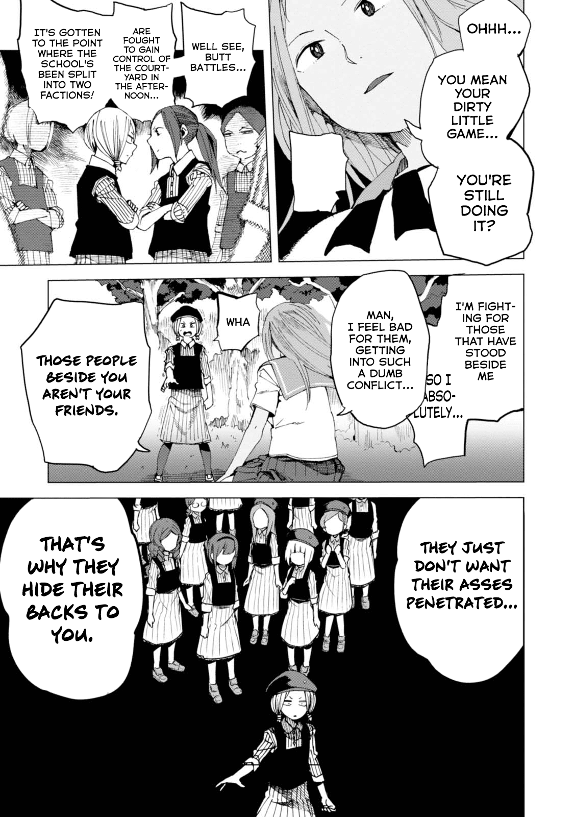 Chio-chan no Tsuugakuro Chapter 36 page 9 - Chapter 36: Chiharu, Kushitori-san, and Abhimanyu