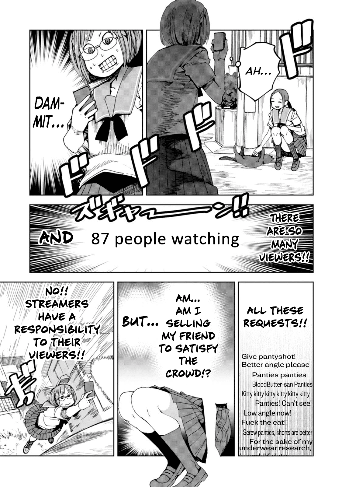 Chio-chan no Tsuugakuro Chapter 39 page 11 - Chapter 39: Just a school girl on her way to school.