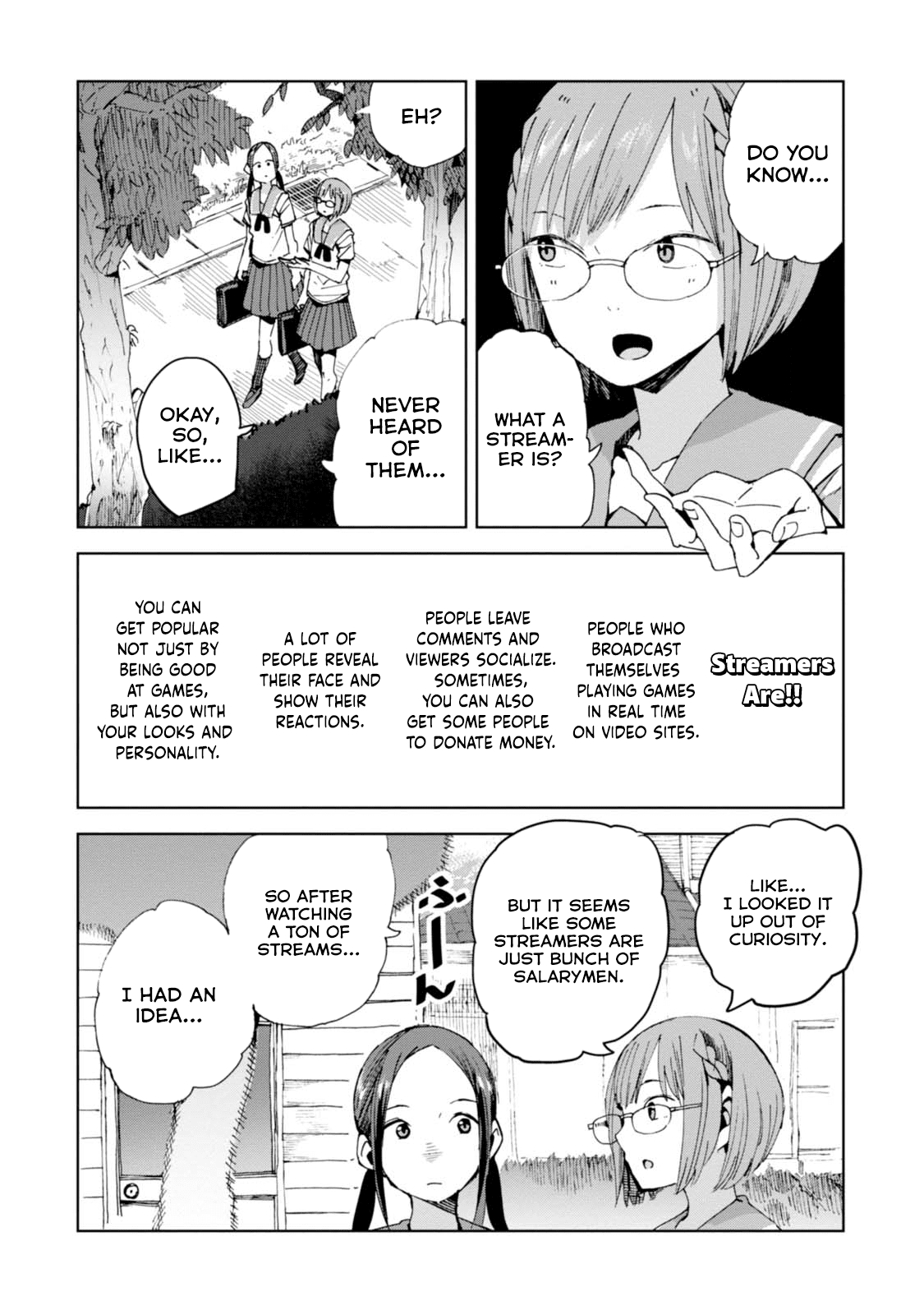 Chio-chan no Tsuugakuro Chapter 39 page 2 - Chapter 39: Just a school girl on her way to school.