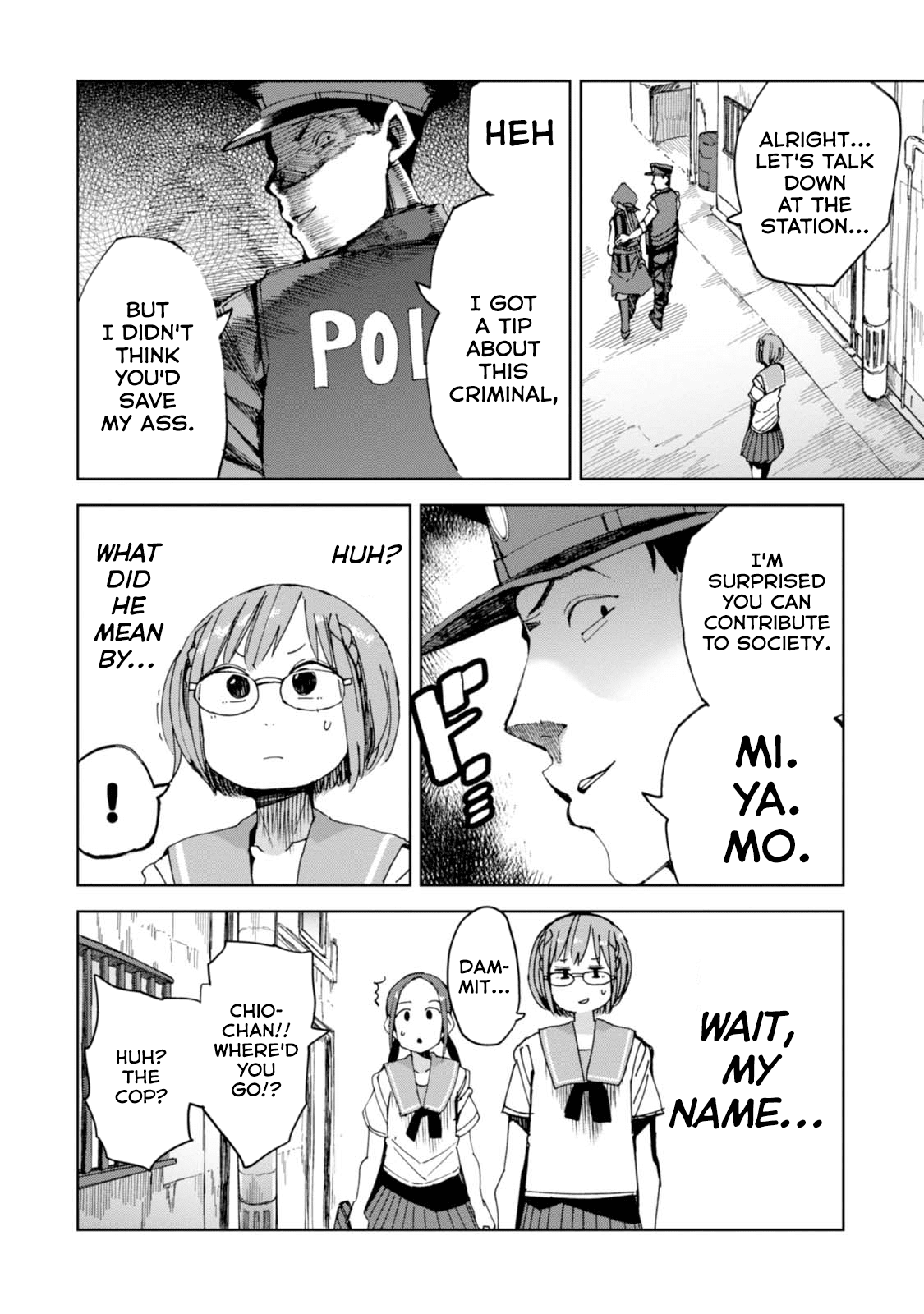Chio-chan no Tsuugakuro Chapter 39 page 22 - Chapter 39: Just a school girl on her way to school.