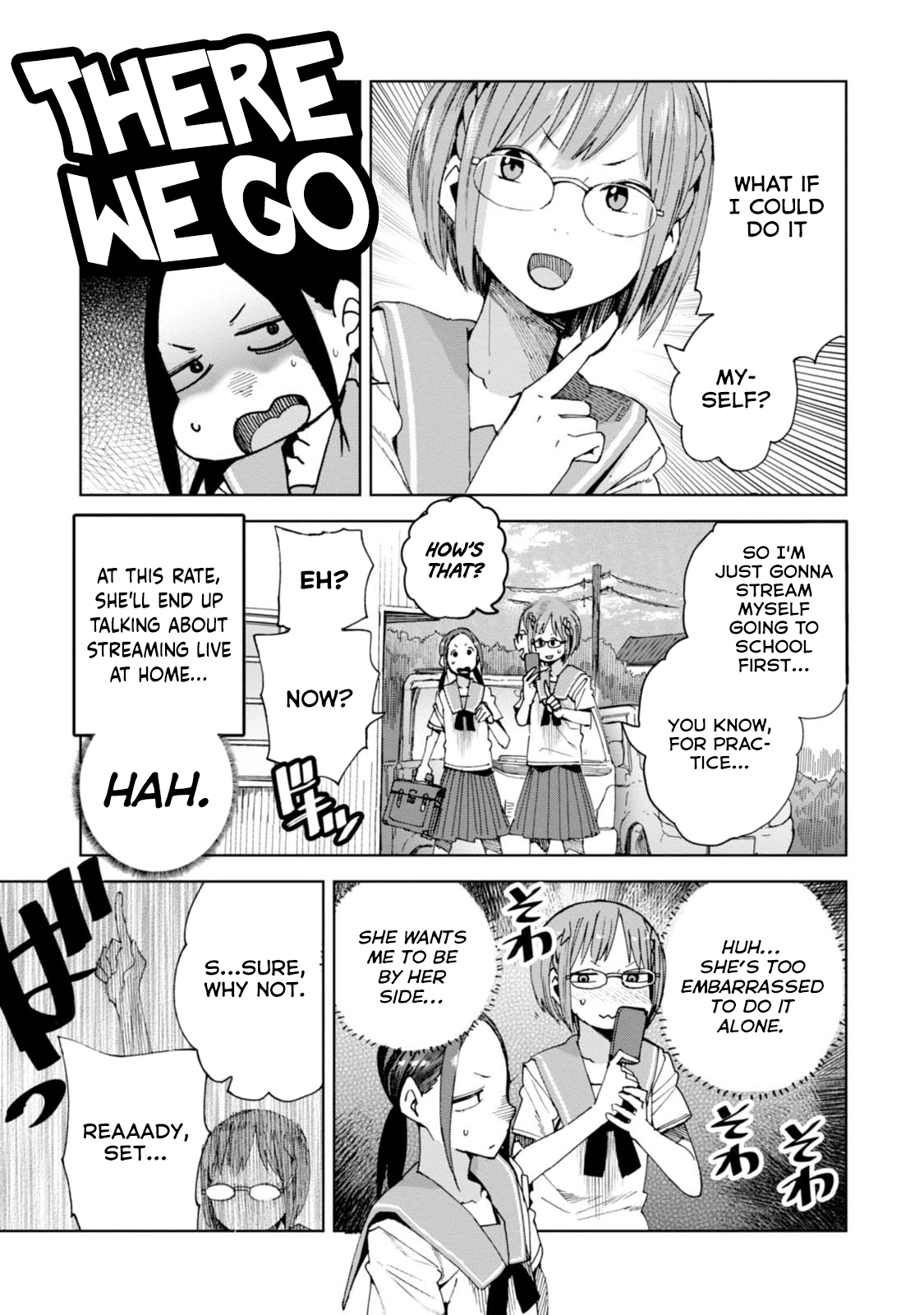 Chio-chan no Tsuugakuro Chapter 39 page 3 - Chapter 39: Just a school girl on her way to school.