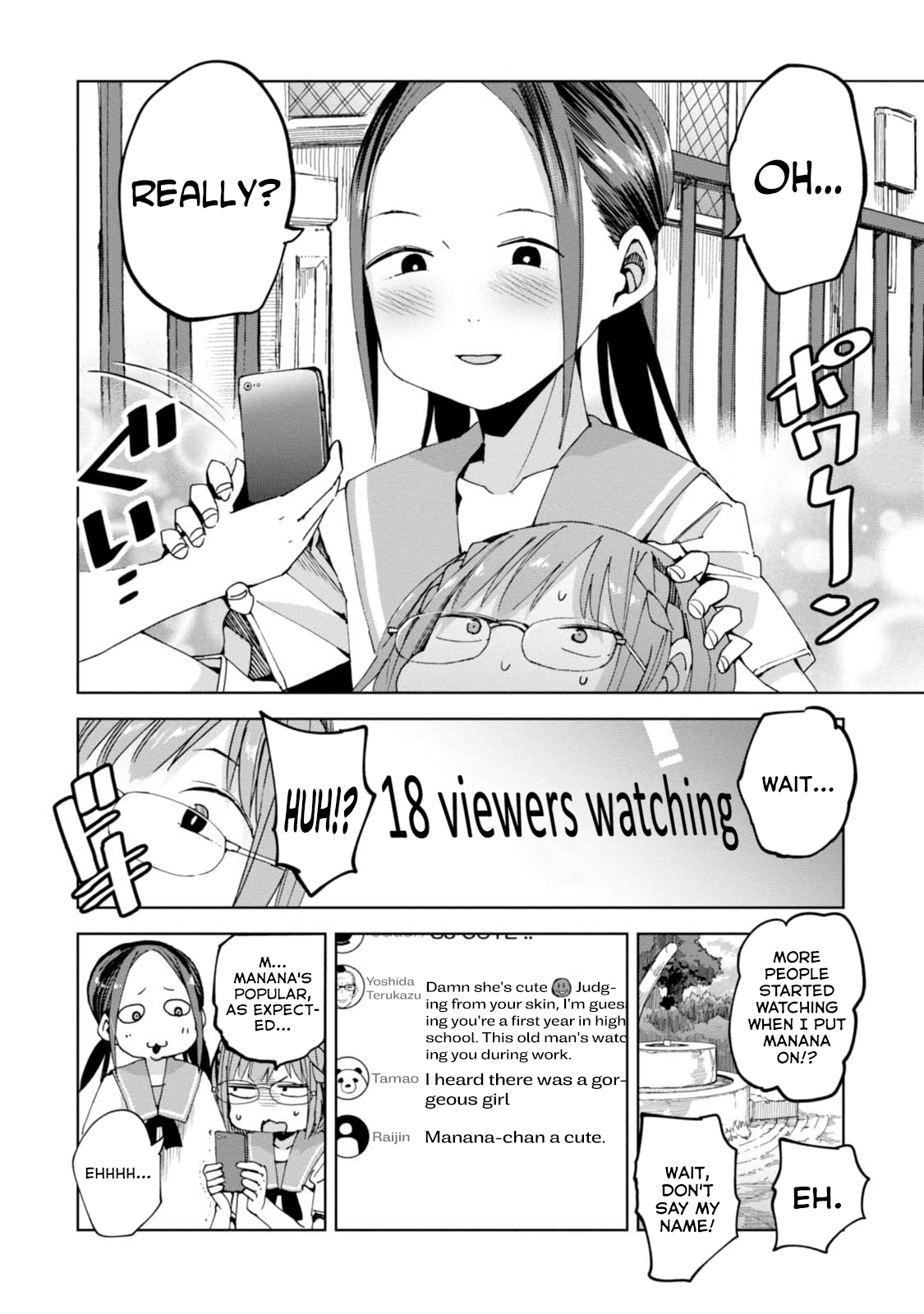 Chio-chan no Tsuugakuro Chapter 39 page 8 - Chapter 39: Just a school girl on her way to school.