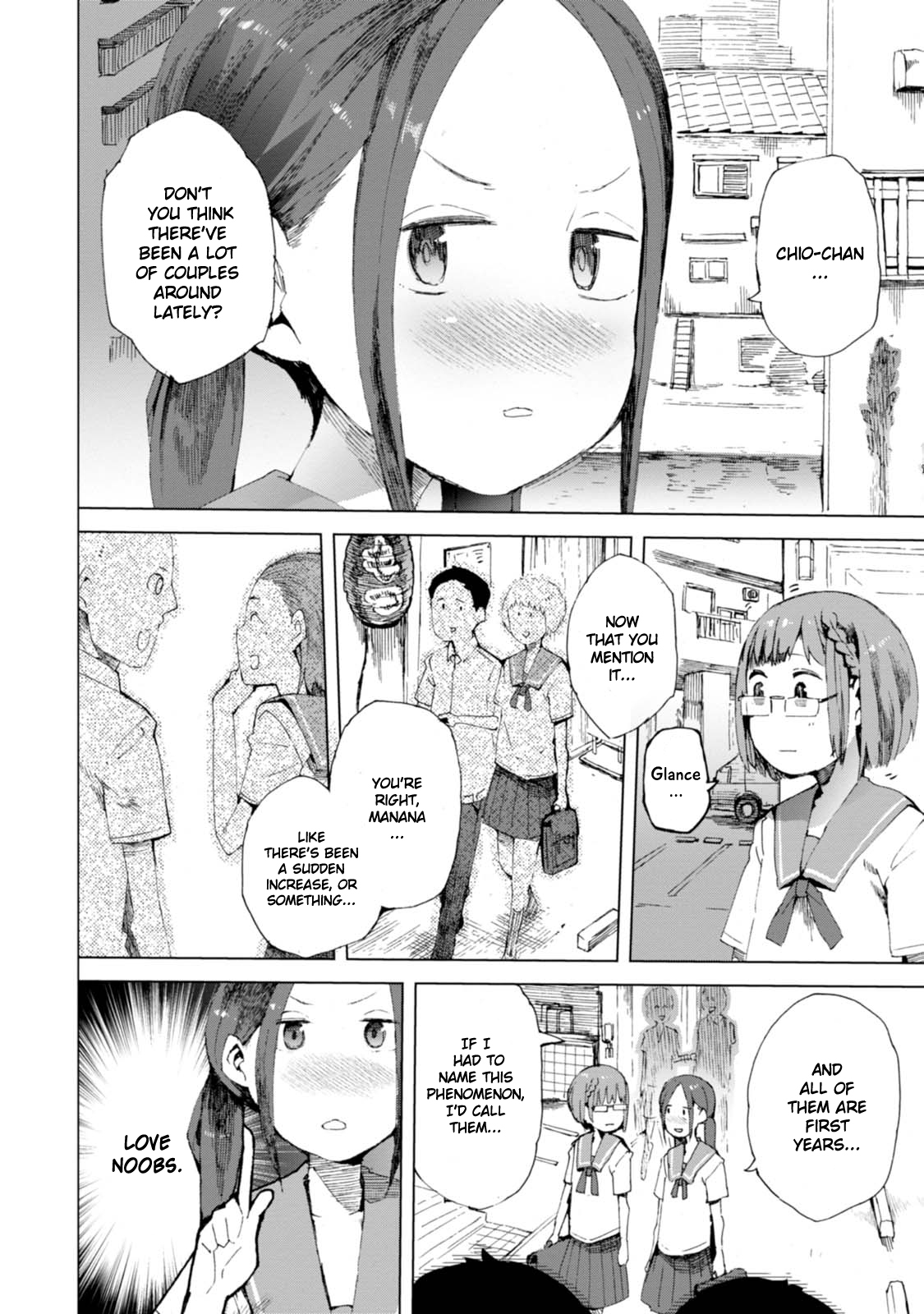 Chio-chan no Tsuugakuro Chapter 4 page 2 - Chapter 4: Manana, O-toro and Me.
