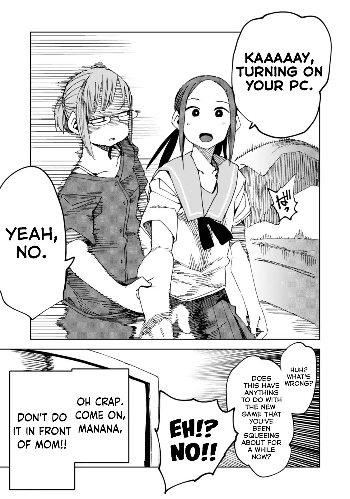 Chio-chan no Tsuugakuro Chapter 40.5 page 7 - Chapter 40.5: Omake: Chio-chan On Sale Day