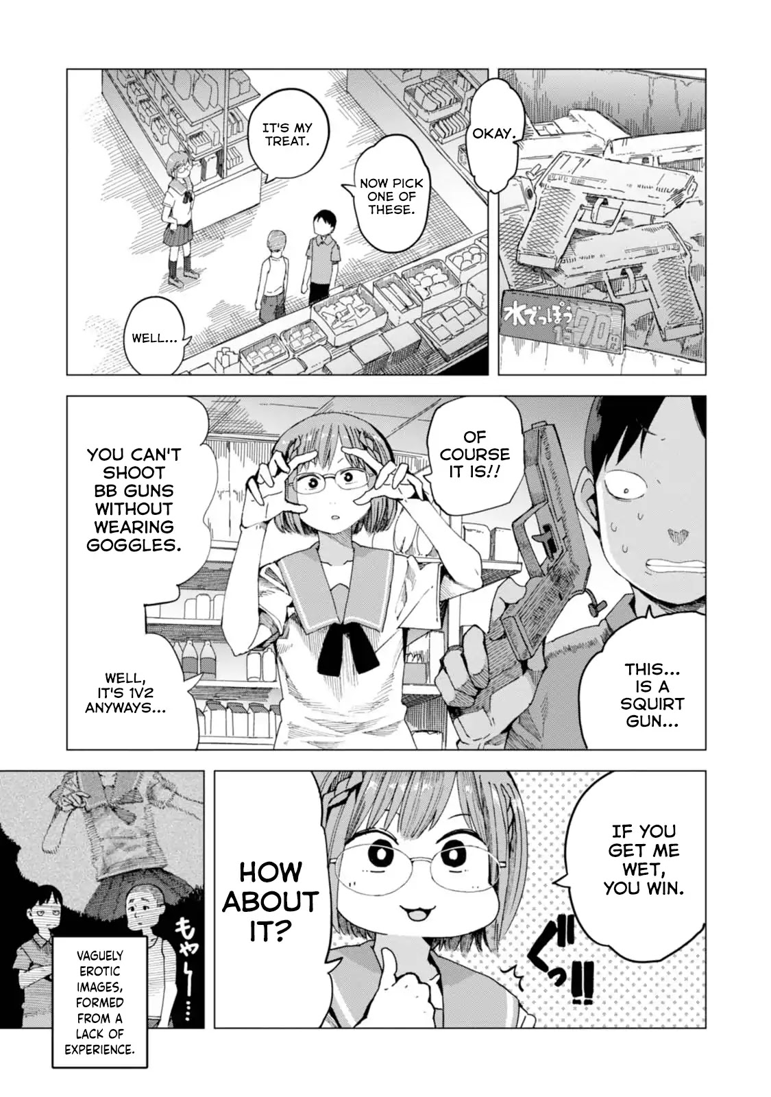 Chio-chan no Tsuugakuro Chapter 40 page 13 - Chapter 40: Straw Dog