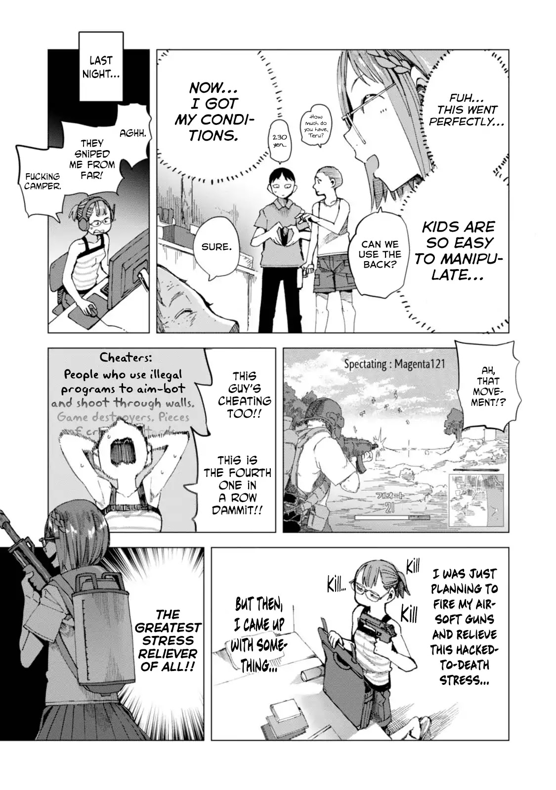 Chio-chan no Tsuugakuro Chapter 40 page 15 - Chapter 40: Straw Dog