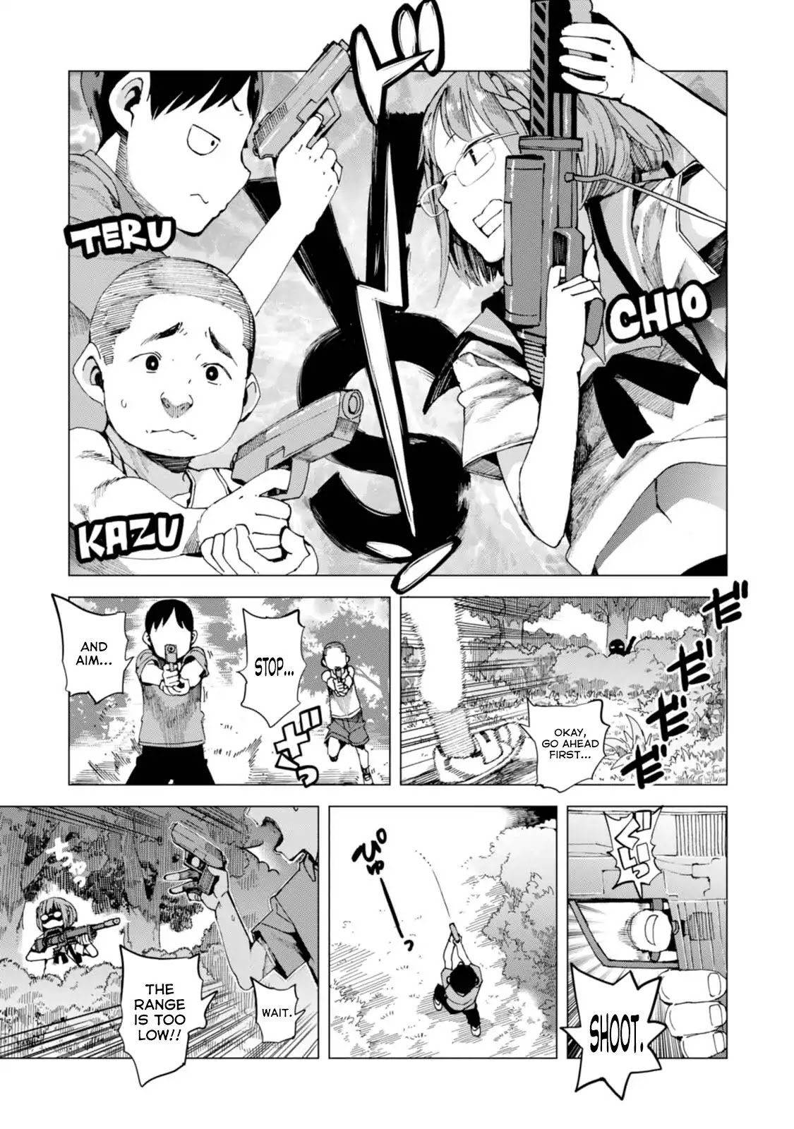 Chio-chan no Tsuugakuro Chapter 40 page 17 - Chapter 40: Straw Dog
