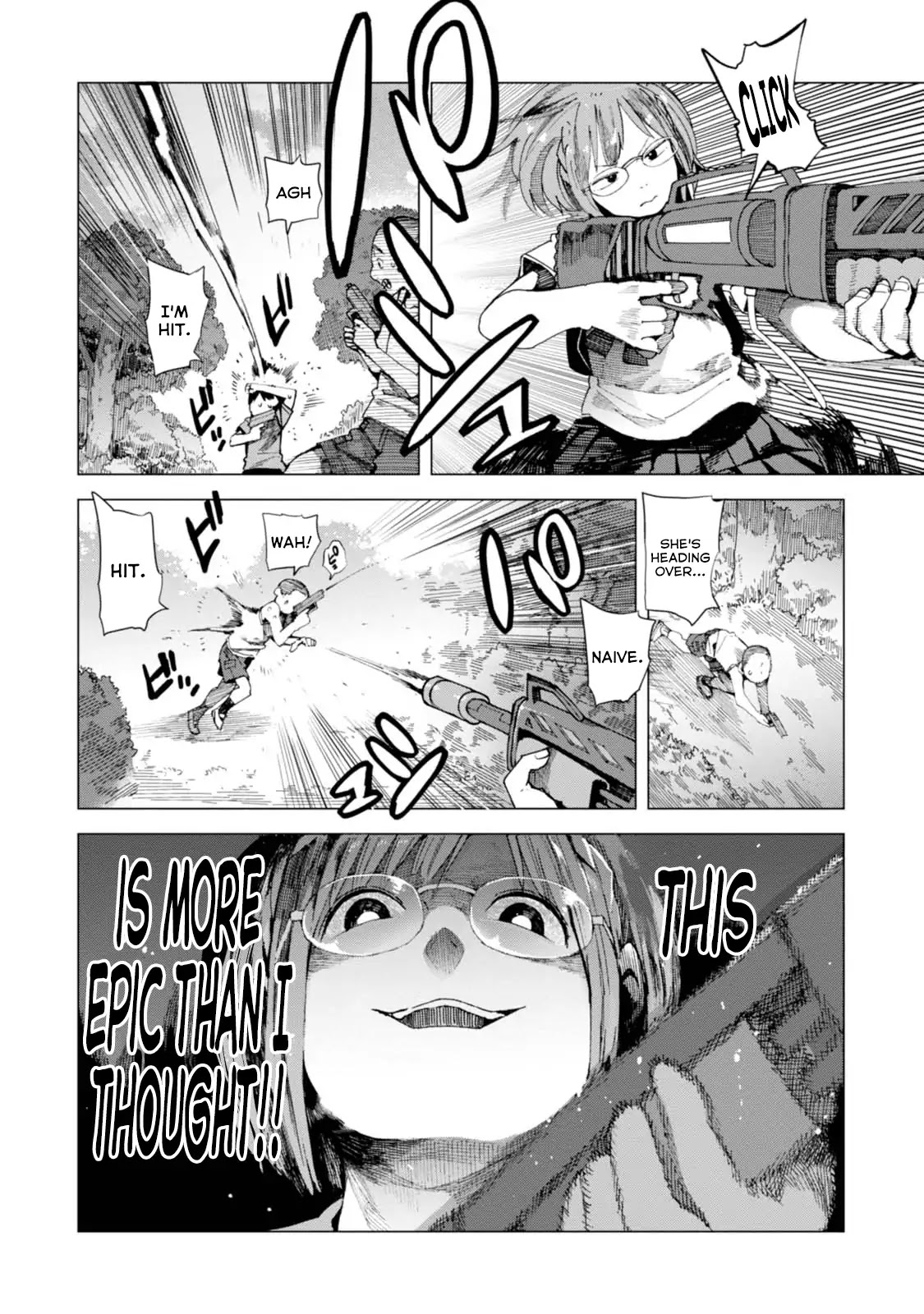 Chio-chan no Tsuugakuro Chapter 40 page 18 - Chapter 40: Straw Dog