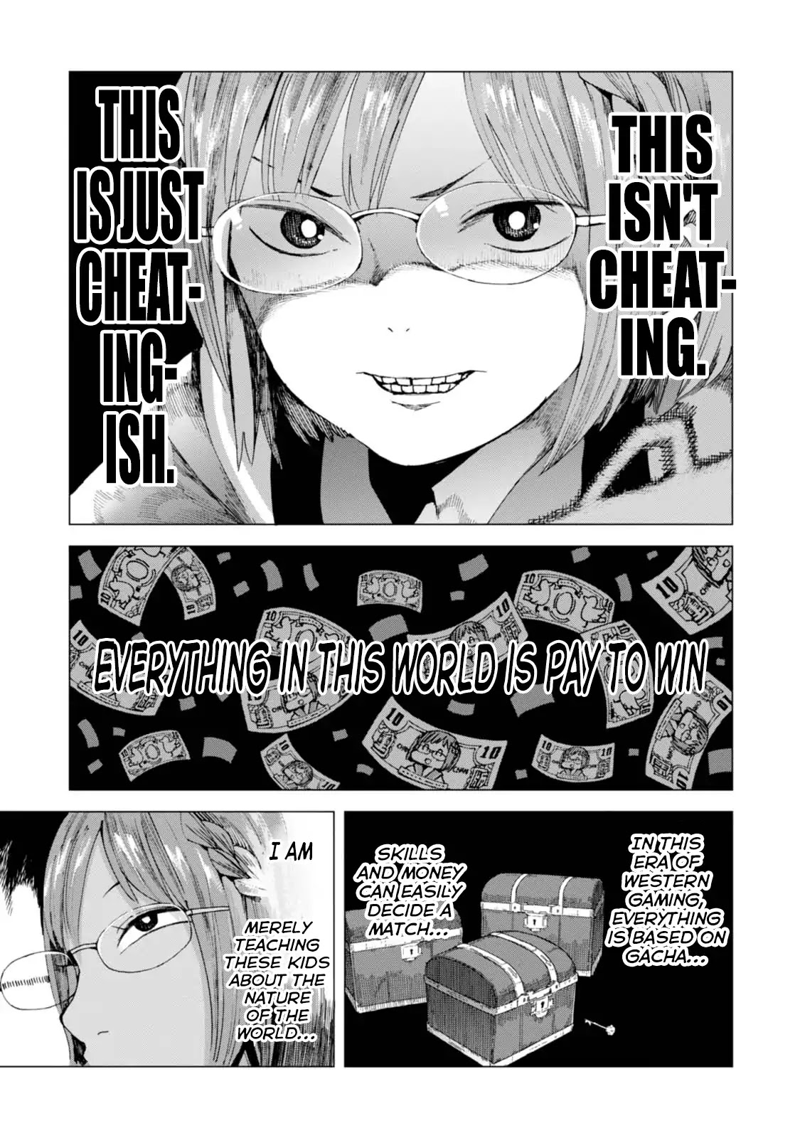 Chio-chan no Tsuugakuro Chapter 40 page 21 - Chapter 40: Straw Dog