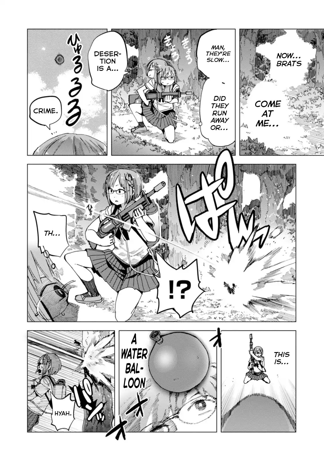 Chio-chan no Tsuugakuro Chapter 40 page 22 - Chapter 40: Straw Dog