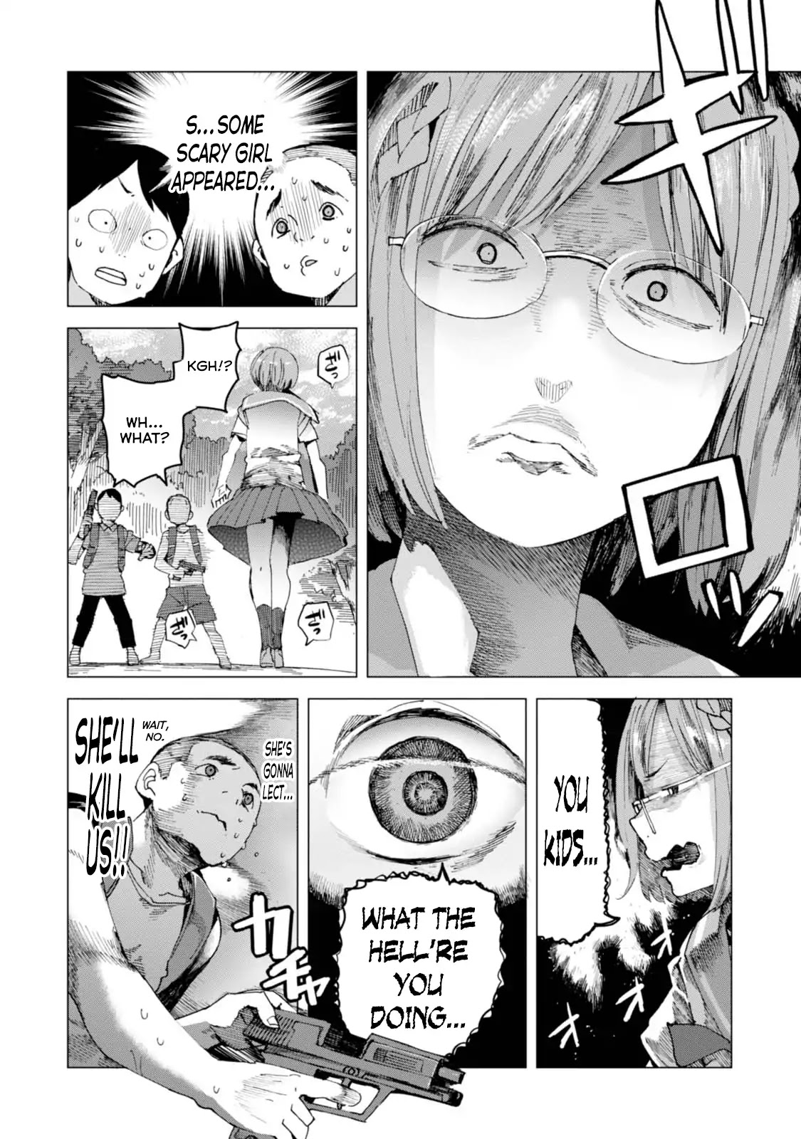 Chio-chan no Tsuugakuro Chapter 40 page 4 - Chapter 40: Straw Dog