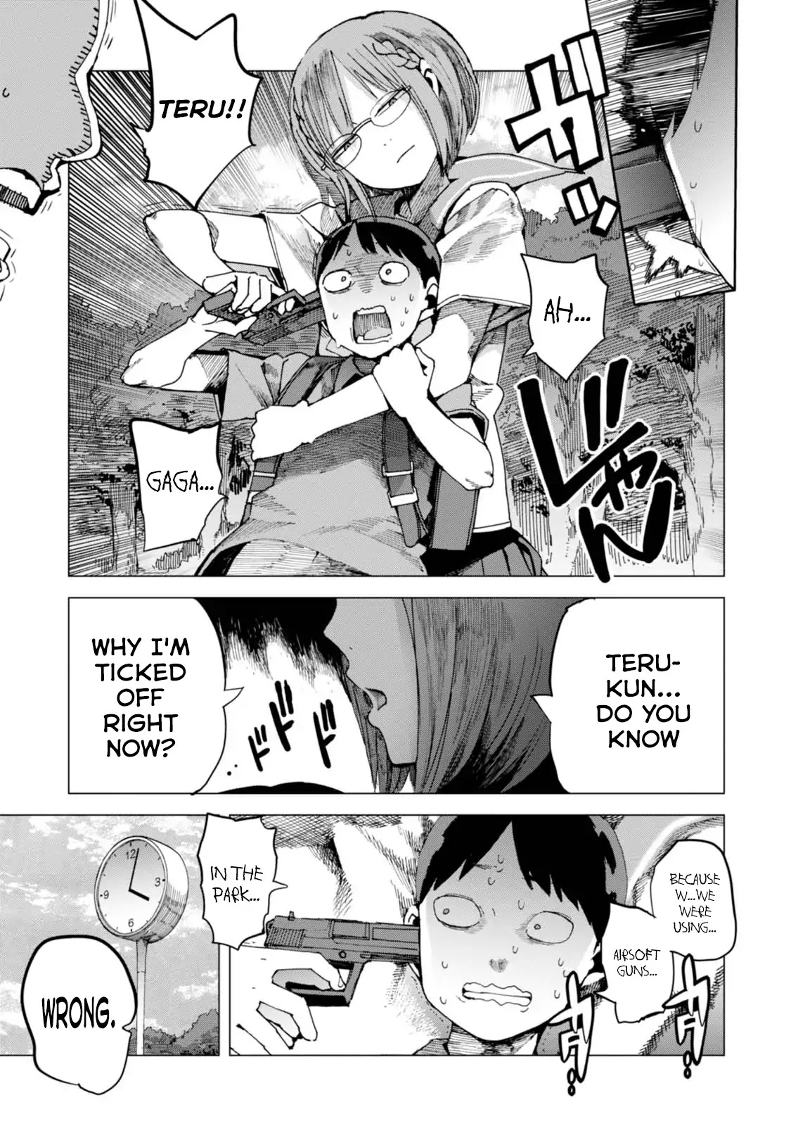 Chio-chan no Tsuugakuro Chapter 40 page 7 - Chapter 40: Straw Dog